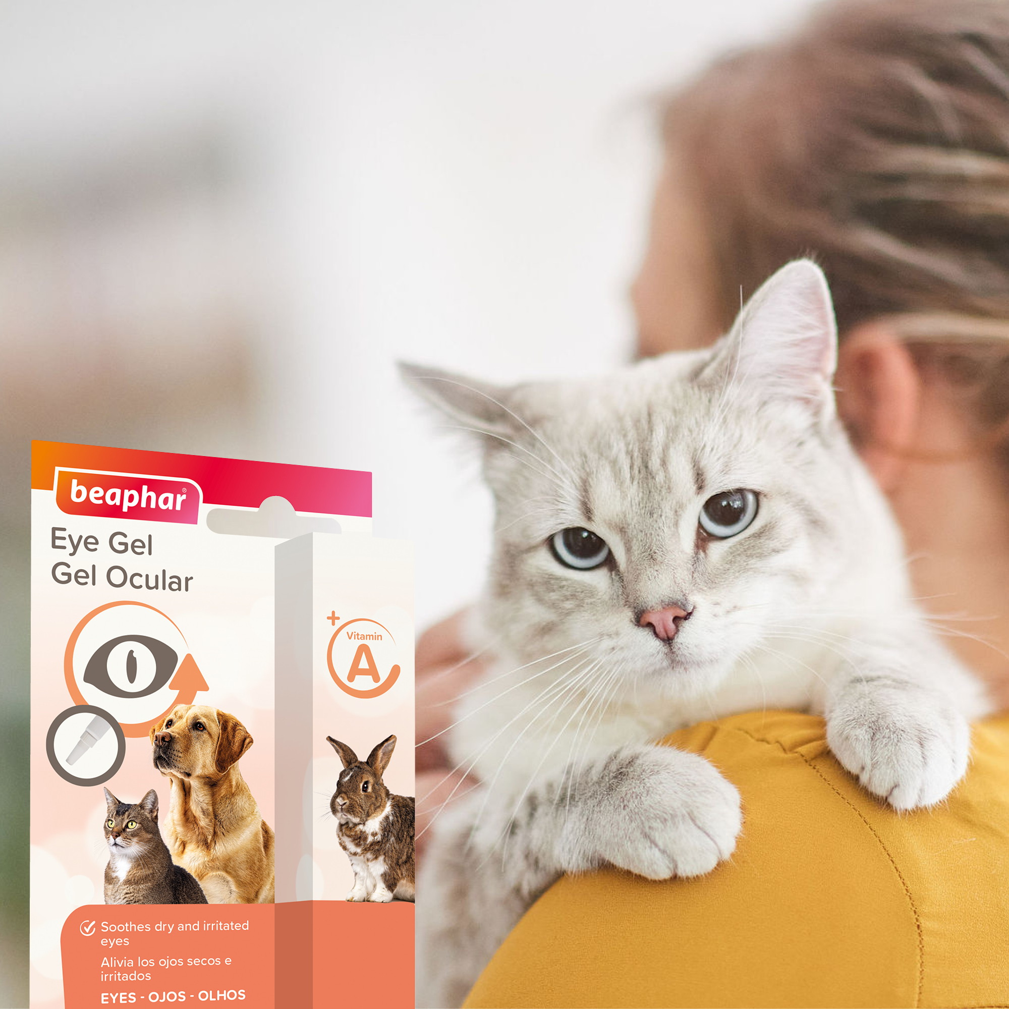 Beaphar Eye Gel for Cats, Dogs and Small Animals 5ml