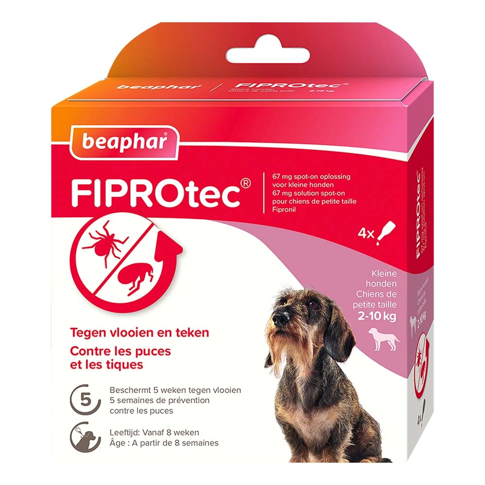 FIPROtec 67 mg solution spot-on pour chiens de petite taille