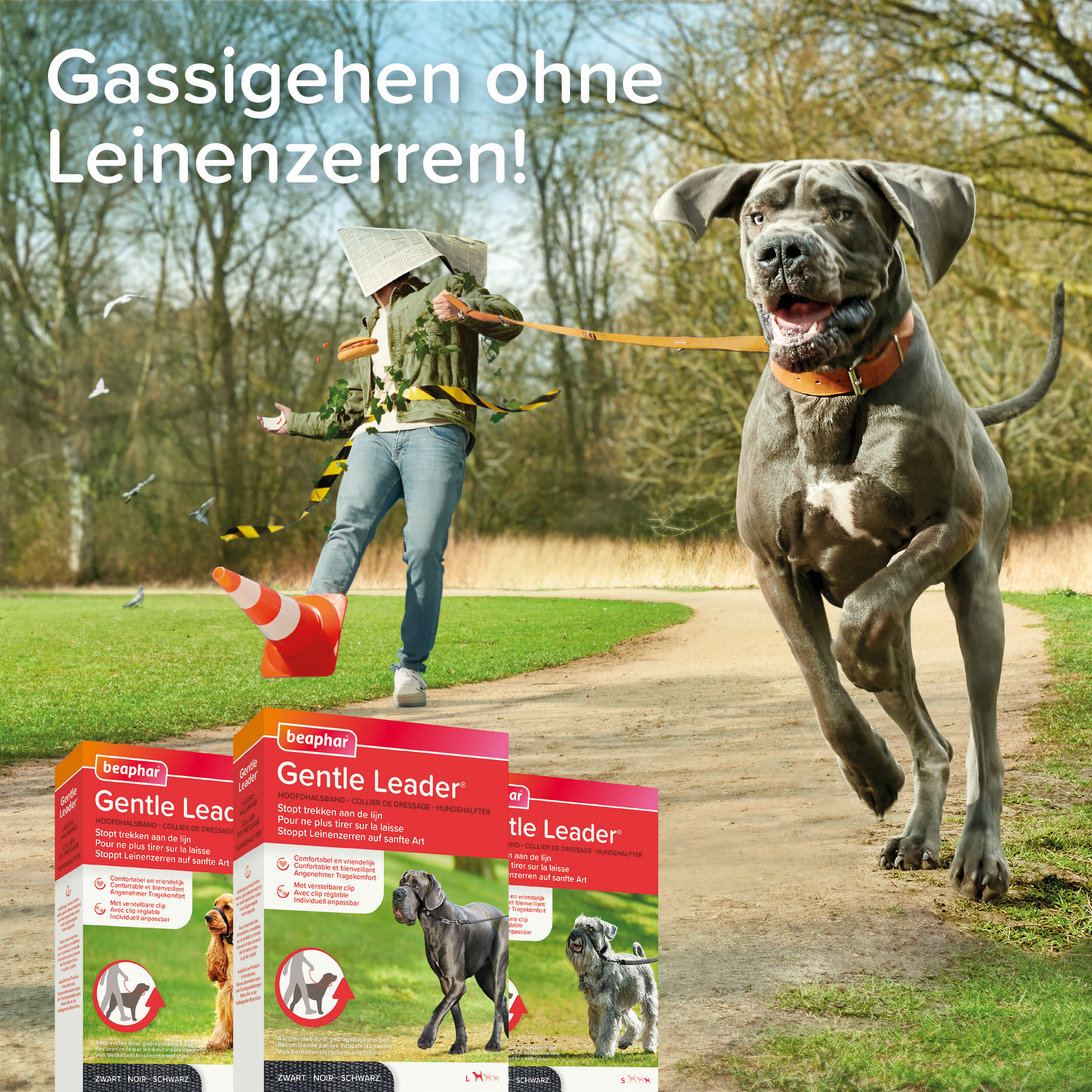 Gentle Leader®, Größe: L, Farbe: schwarz