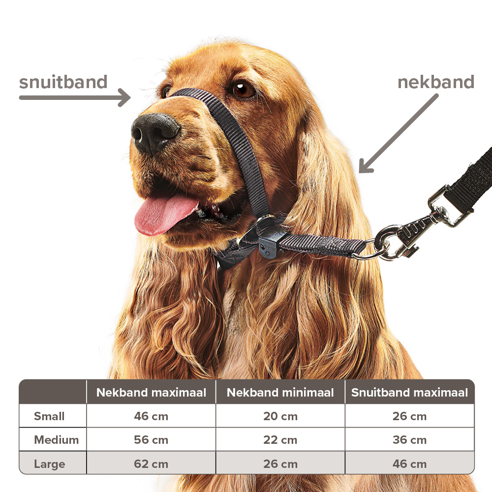 Beaphar Gentle Leader zwart grote hond