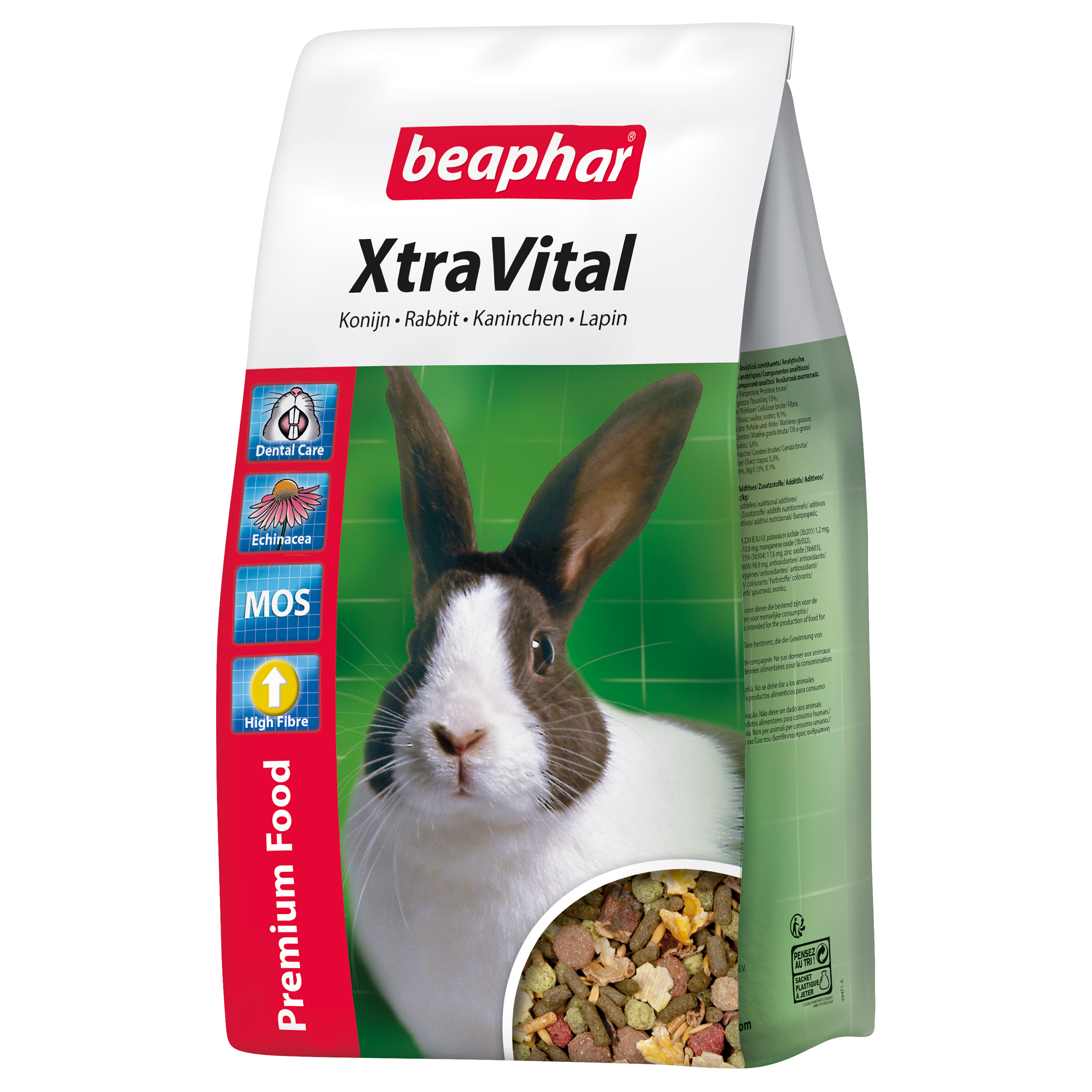 Beaphar XtraVital Kaninchen Futter, 1kg