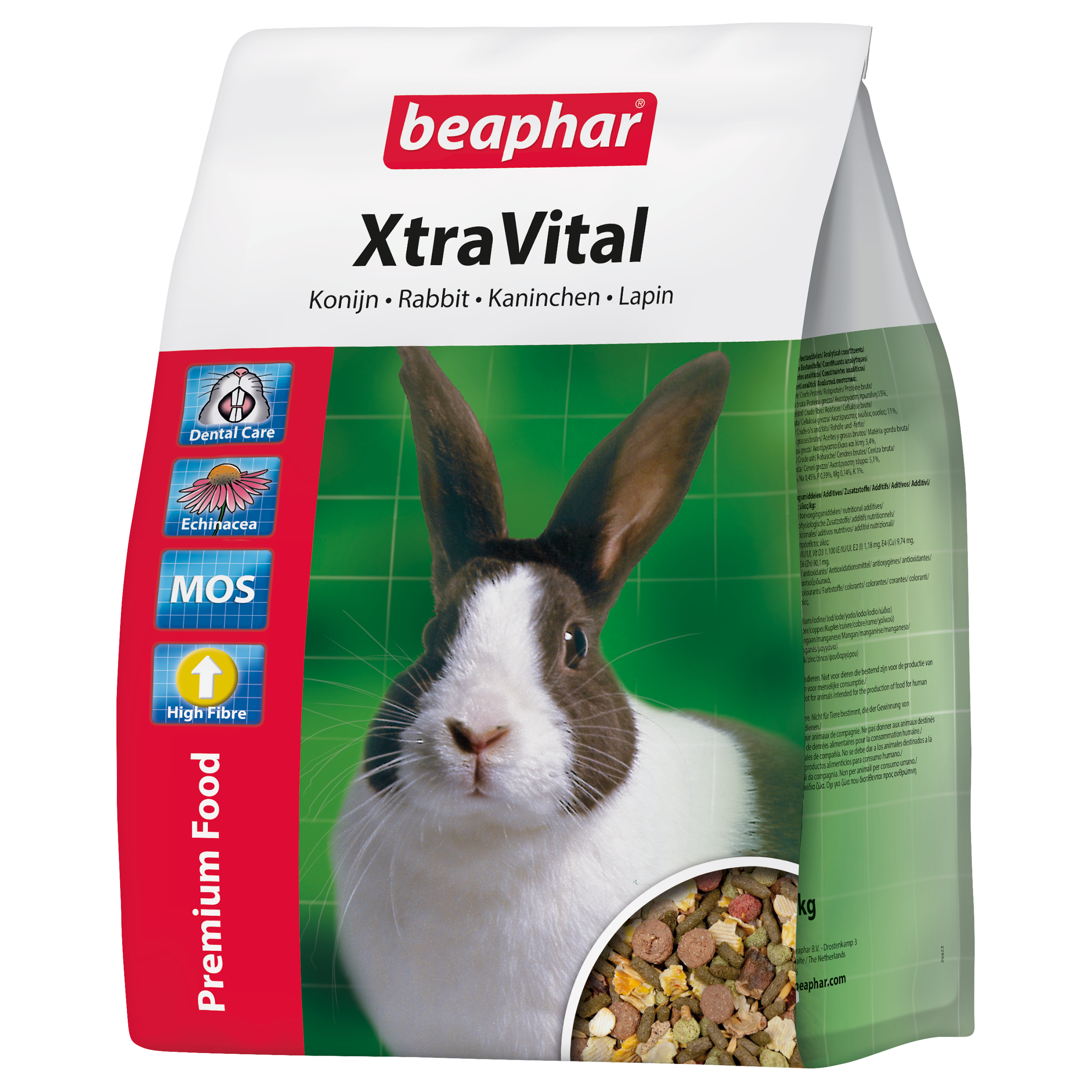 Beaphar XtraVital Kaninchen Futter, 2,5kg