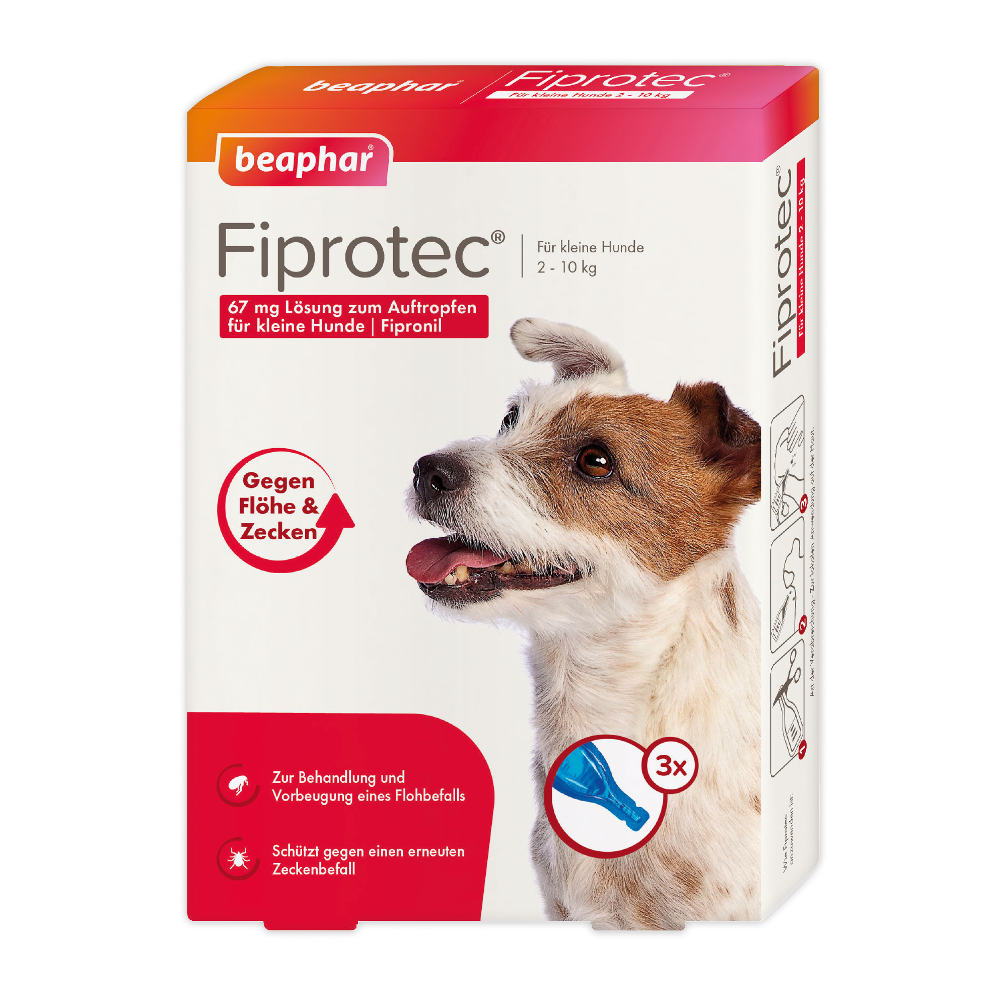 Fiprotec 67 mg Spot-On Lösung für kleine Hunde