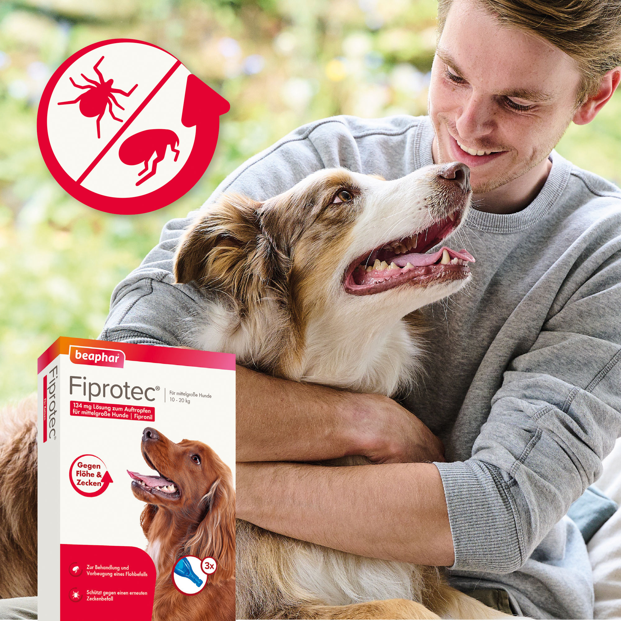 Fiprotec 134 mg Spot-On Lösung für mittelgroße Hunde