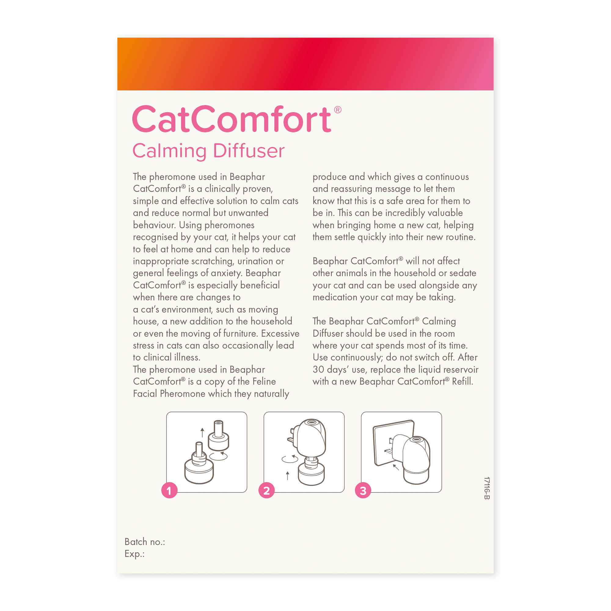 Beaphar CatComfort® Calming Diffuser (UK plug)