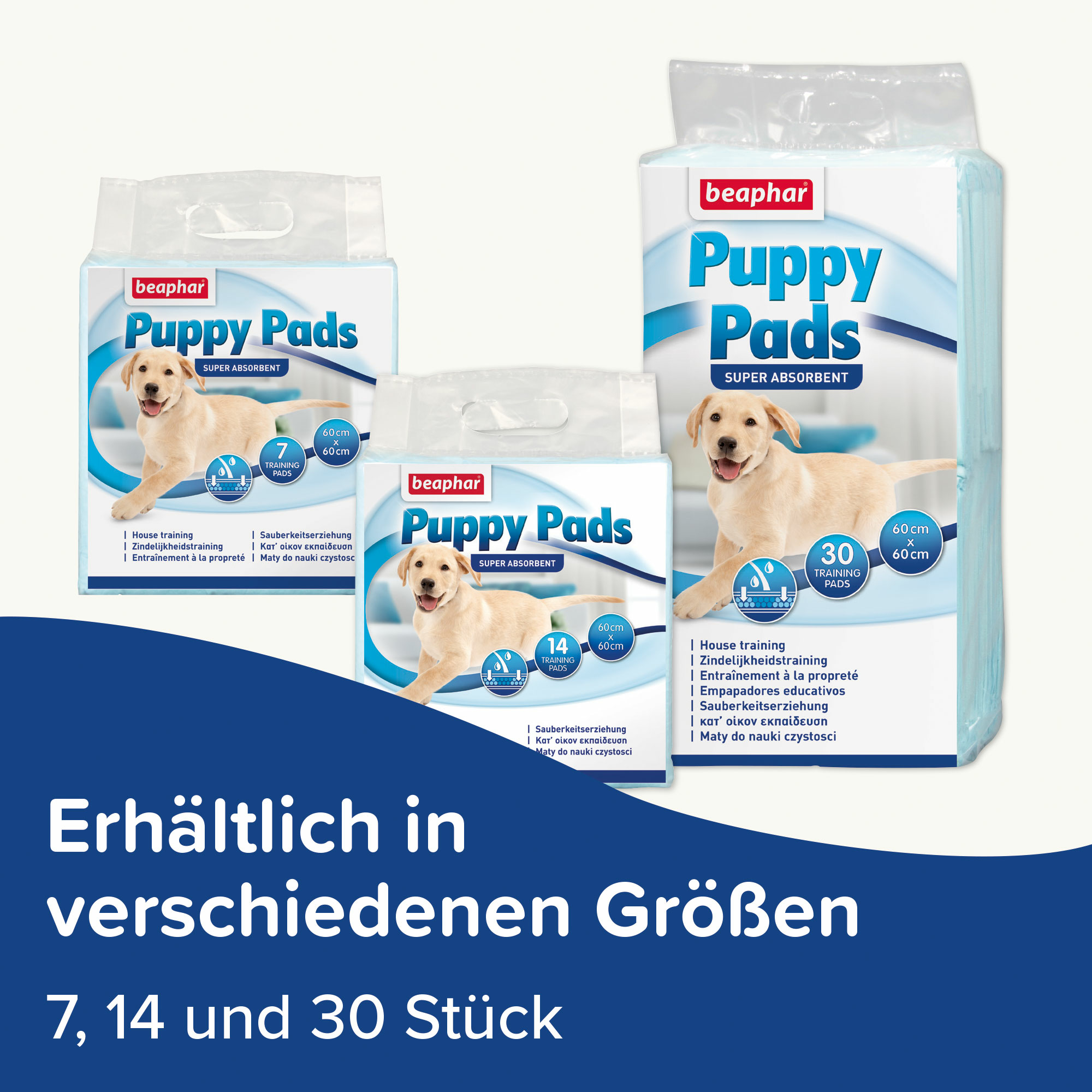 Beaphar Puppy Pads (60x60cm), 14 St.