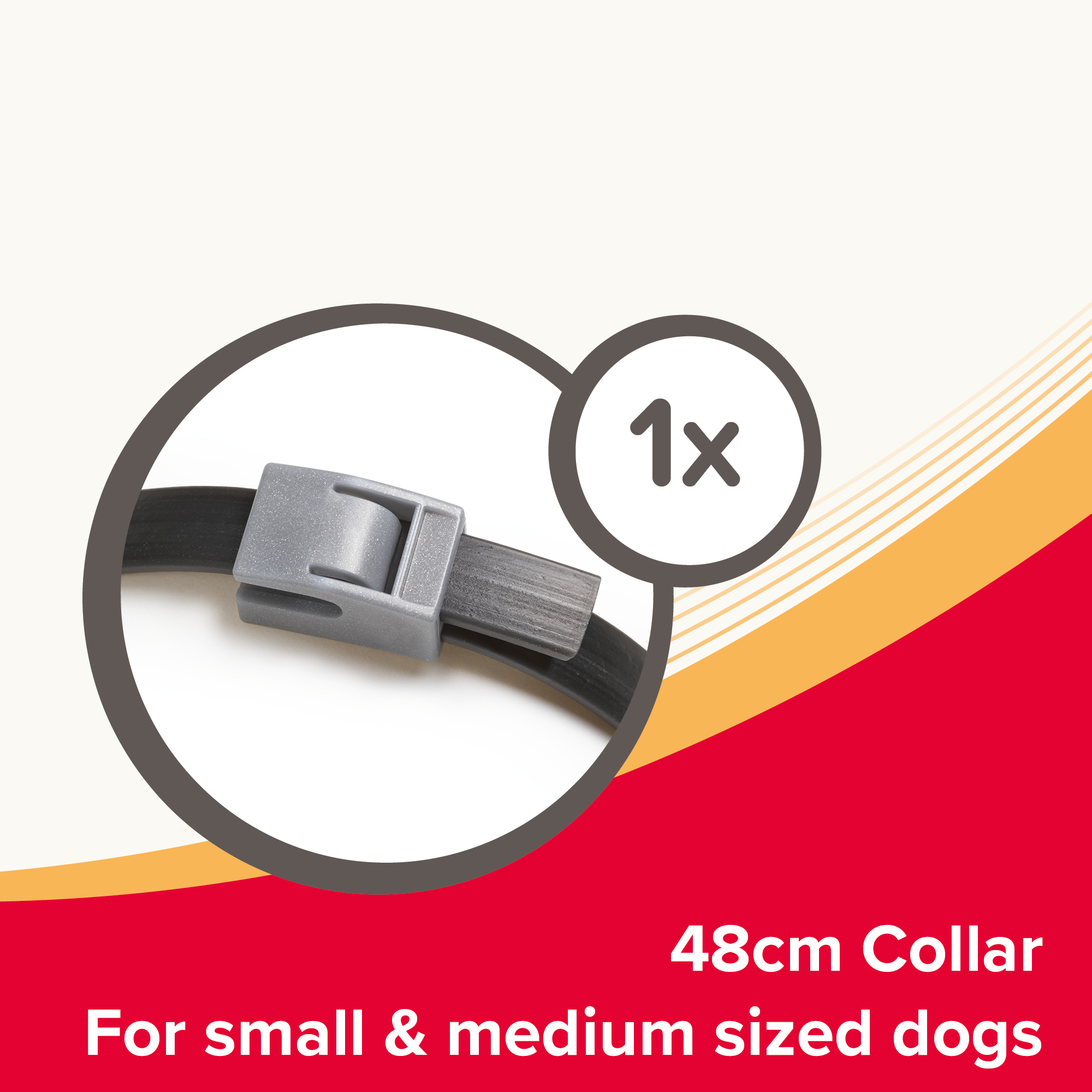 Beaphar Canishield® Flea & Tick Collar for Small & Medium Dogs – up to 48cm