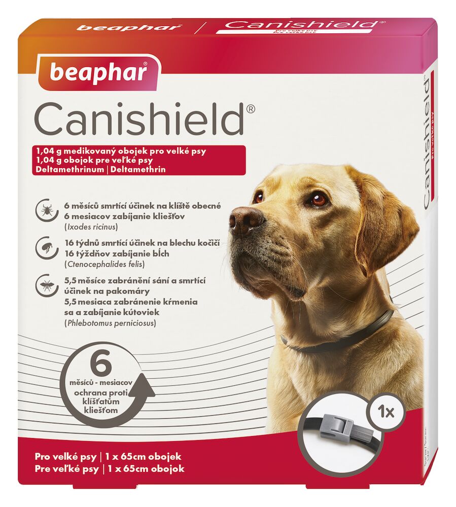 Antiparazitní obojek pro velké psy Canishield®