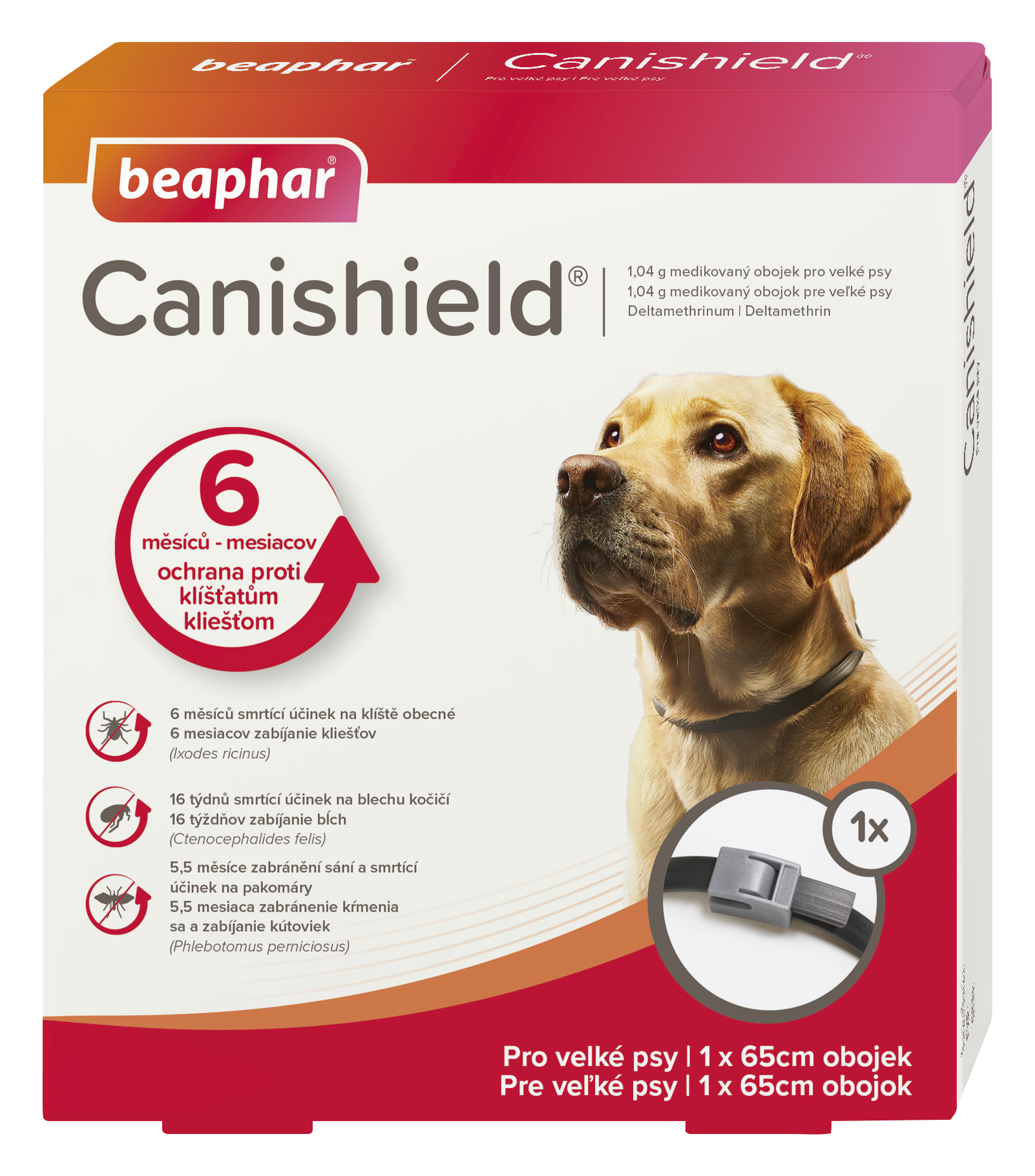 Antiparazitní obojek pro velké psy Canishield®