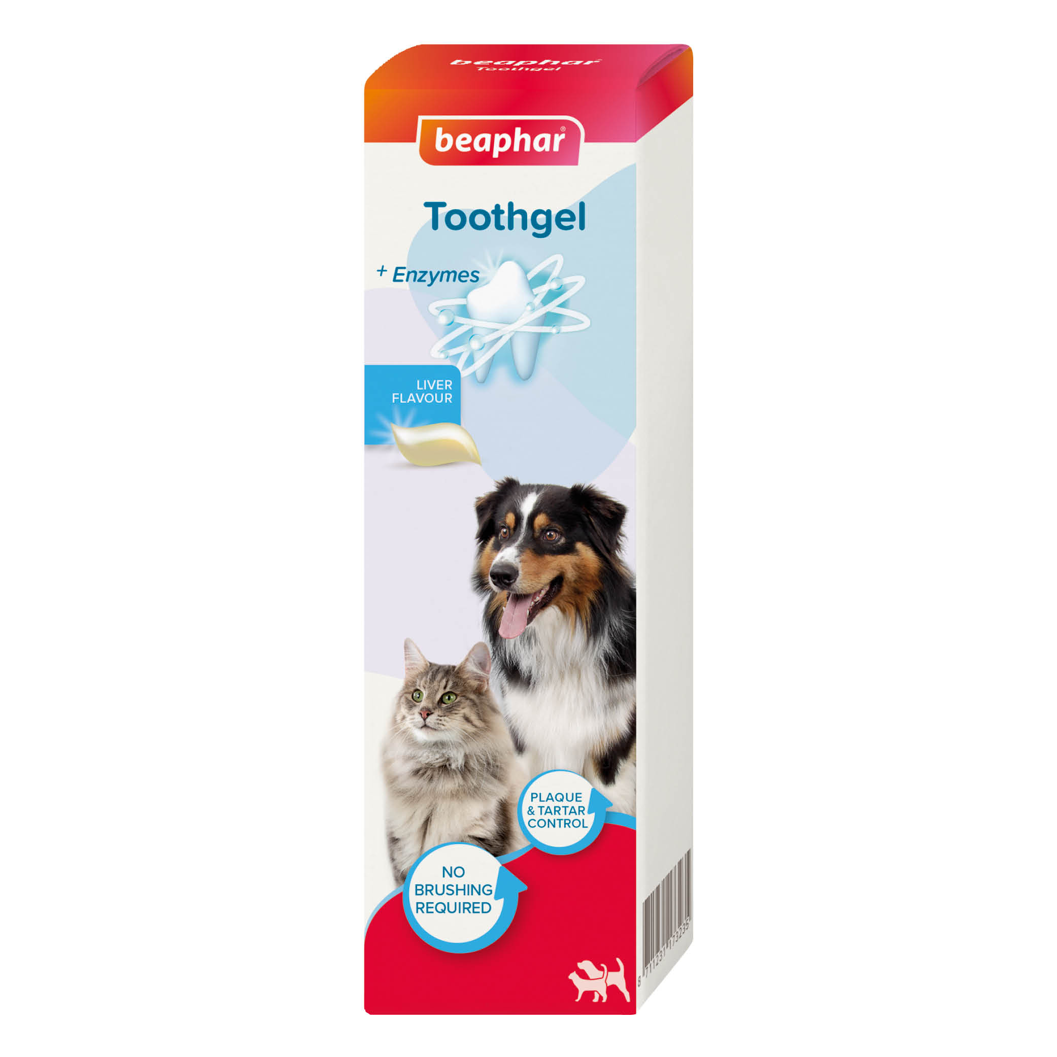 Beaphar No-Brush Toothgel with Enzymes for Cats & Dogs, 100g