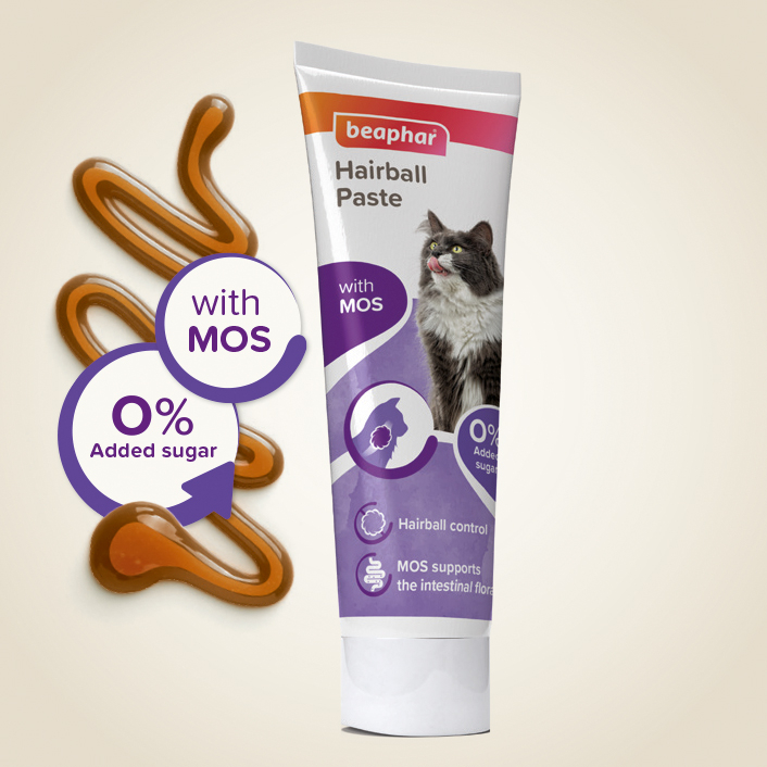 Beaphar Hairball Prebiotic Paste for Cats