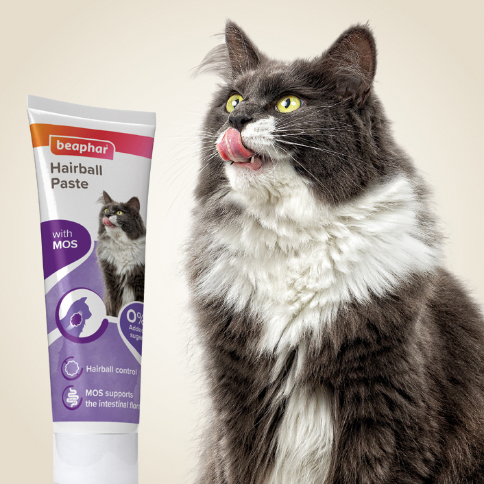 Beaphar Hairball Prebiotic Paste for Cats