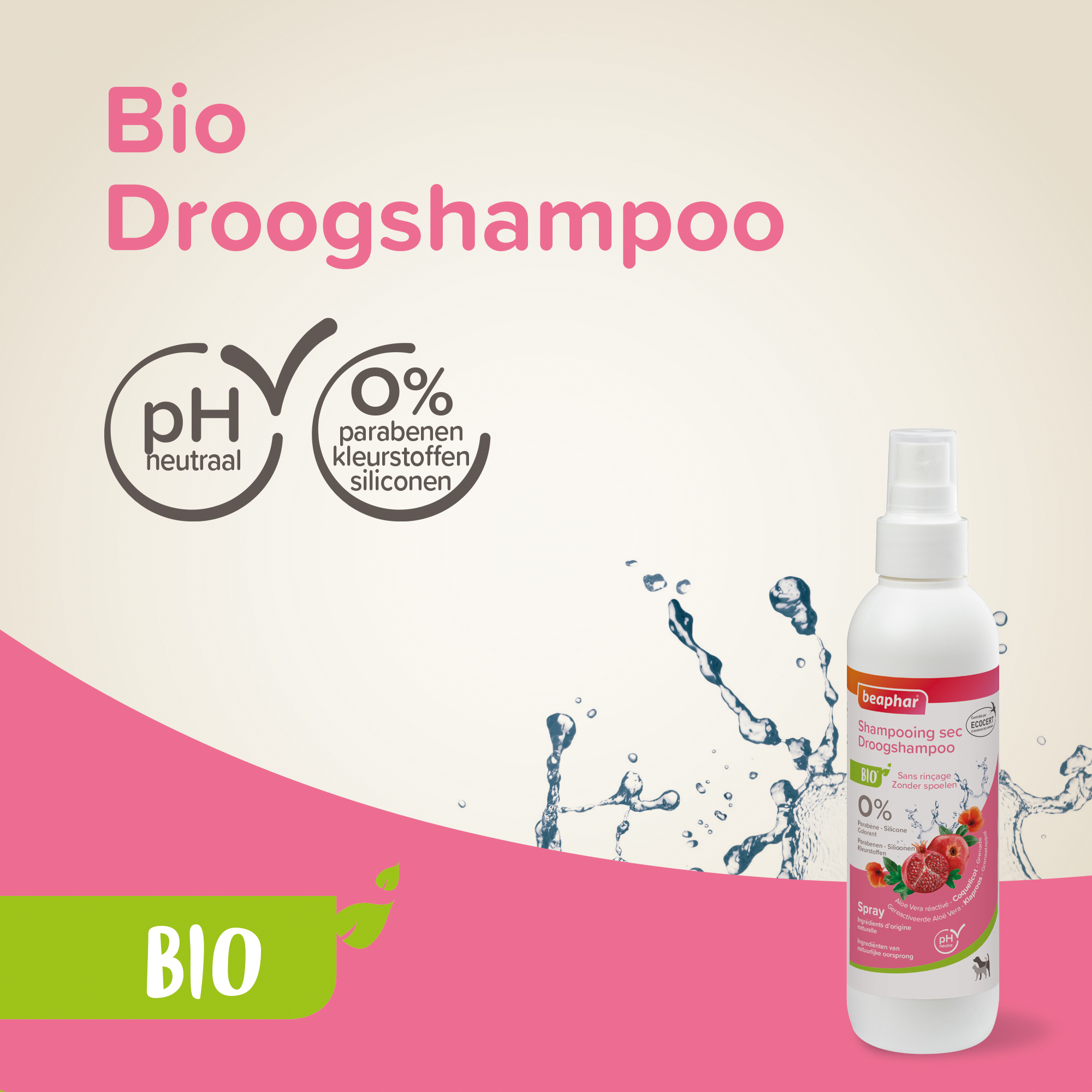 Beaphar Bio Droogshampoo 200ml