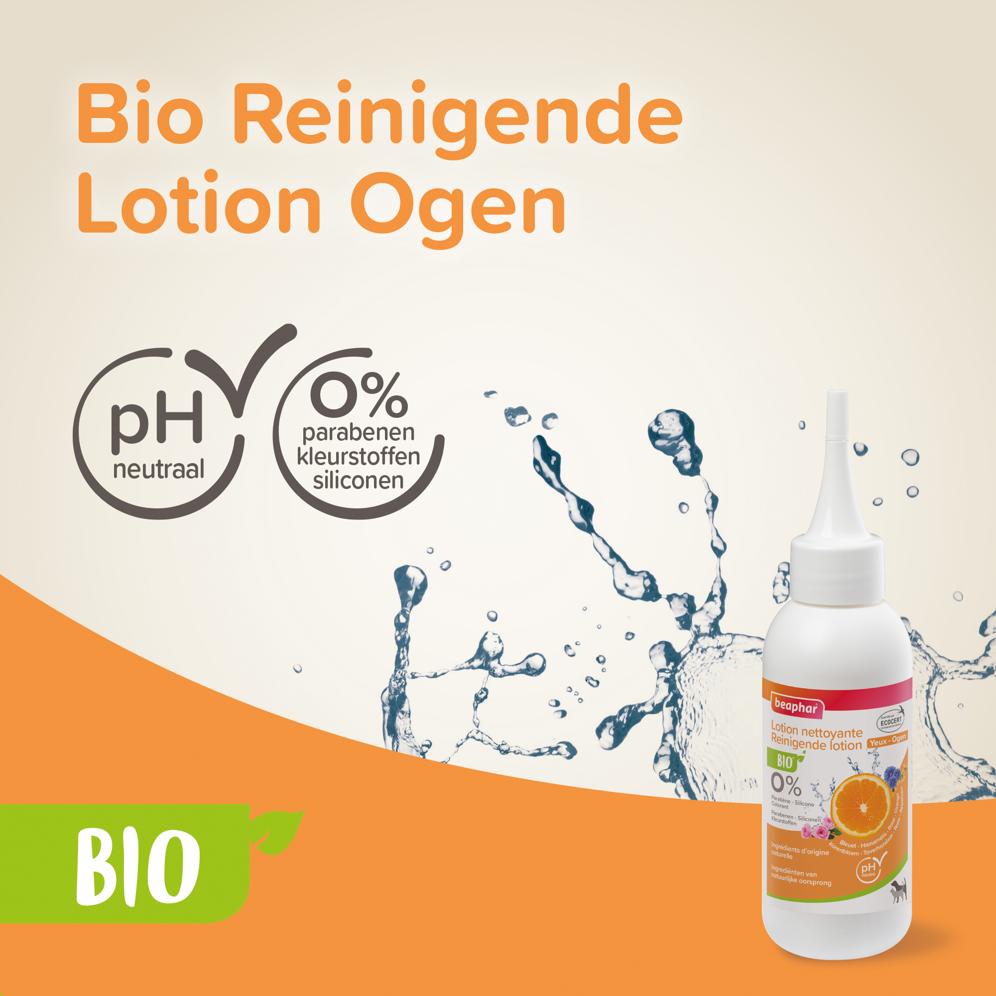 Beaphar Bio Reinigende Lotion Ogen 100ml