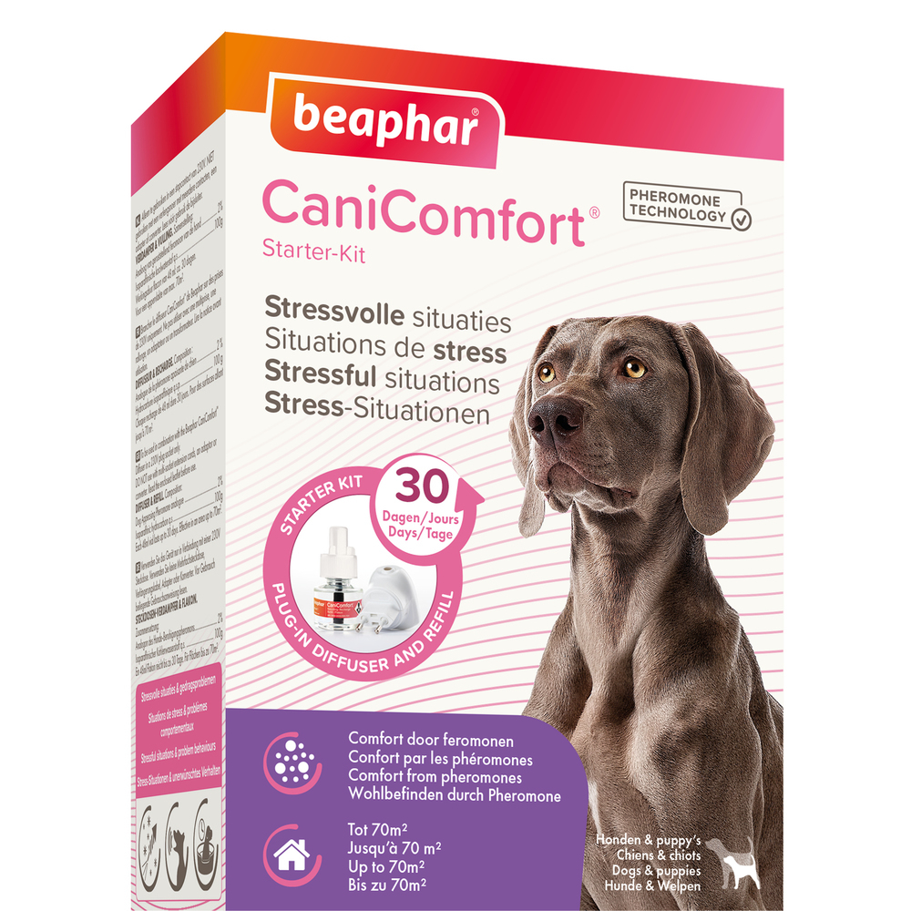 CaniComfort®, diffuseur et recharge calmants pour chiens
