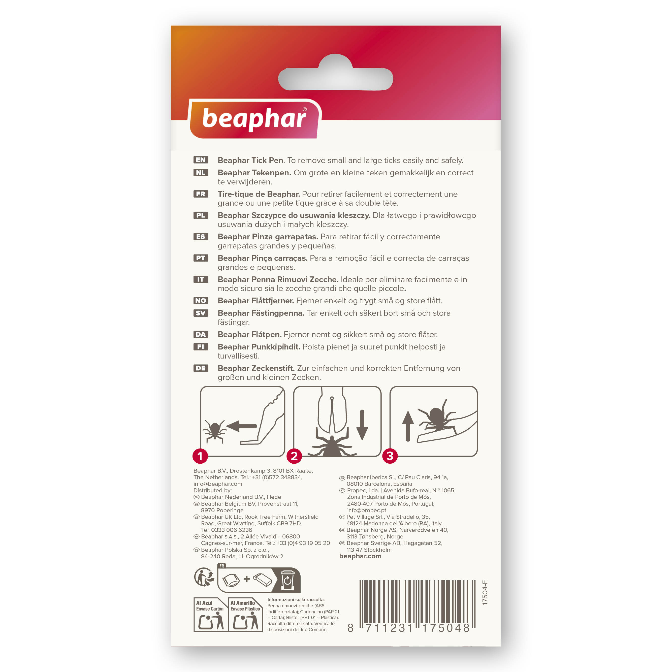 Beaphar Zeckenstift, 1 St.