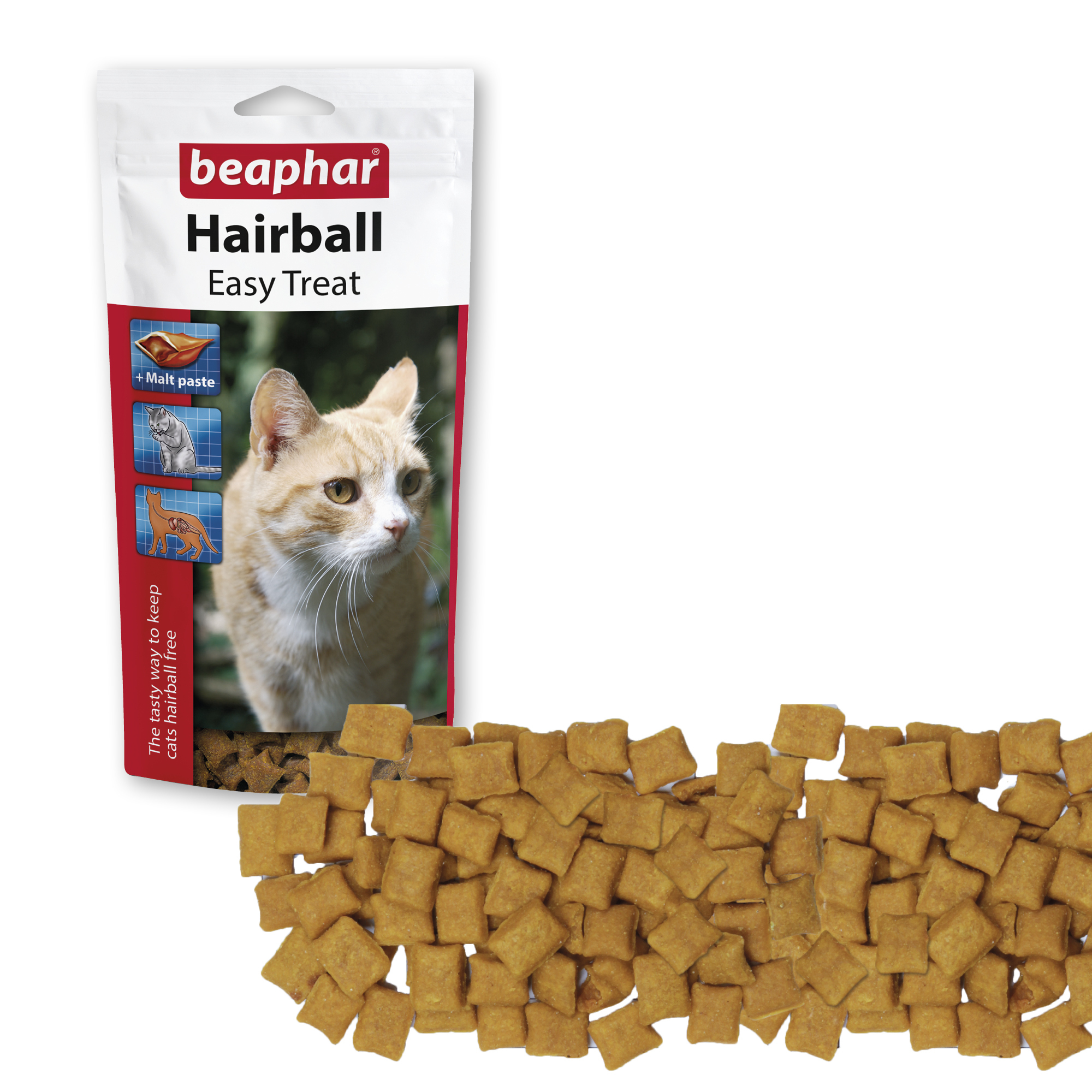 Beaphar Hairball Easy Treats for Cats, 35g (75 treats approx.)