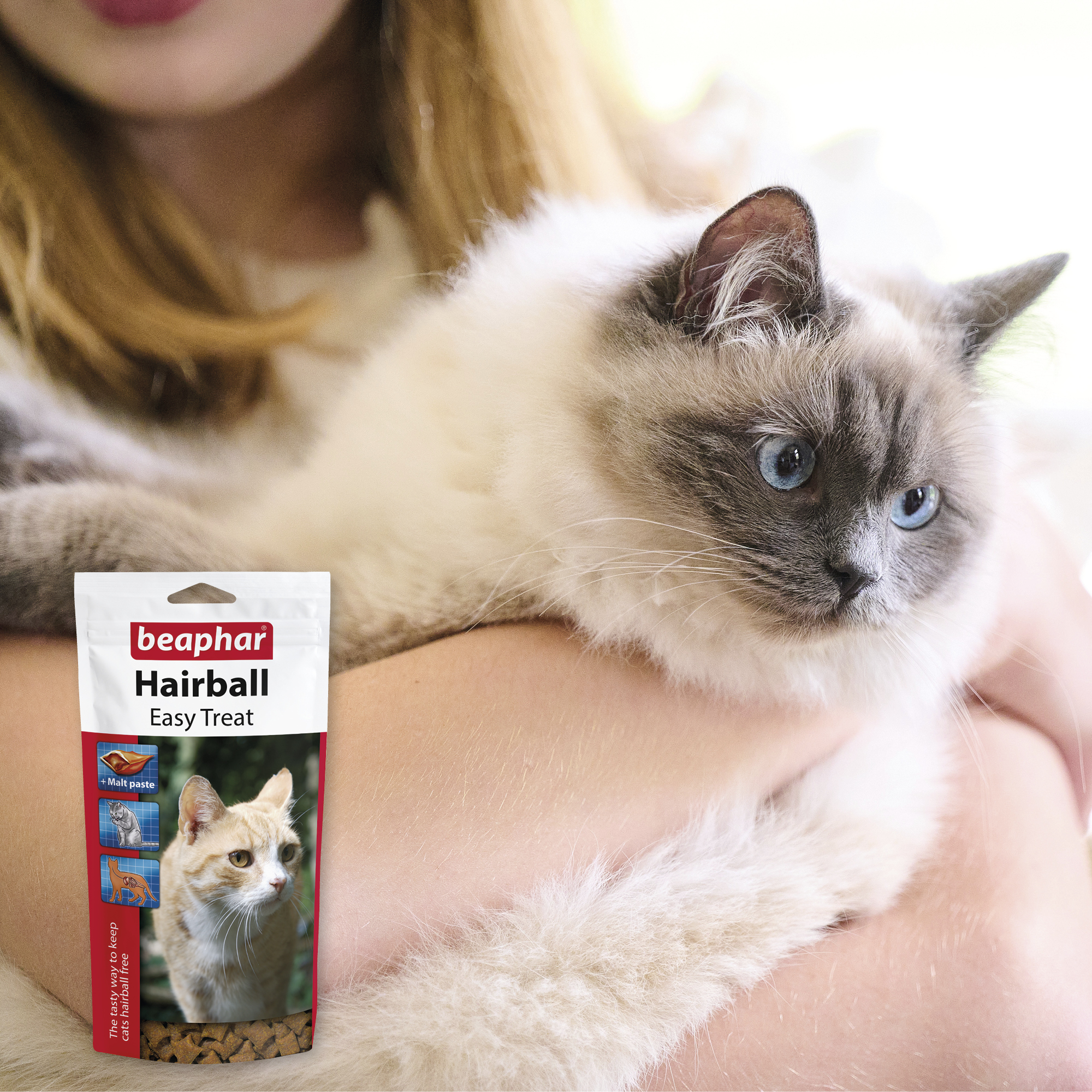 Beaphar Hairball Easy Treats for Cats, 35g (75 treats approx.)