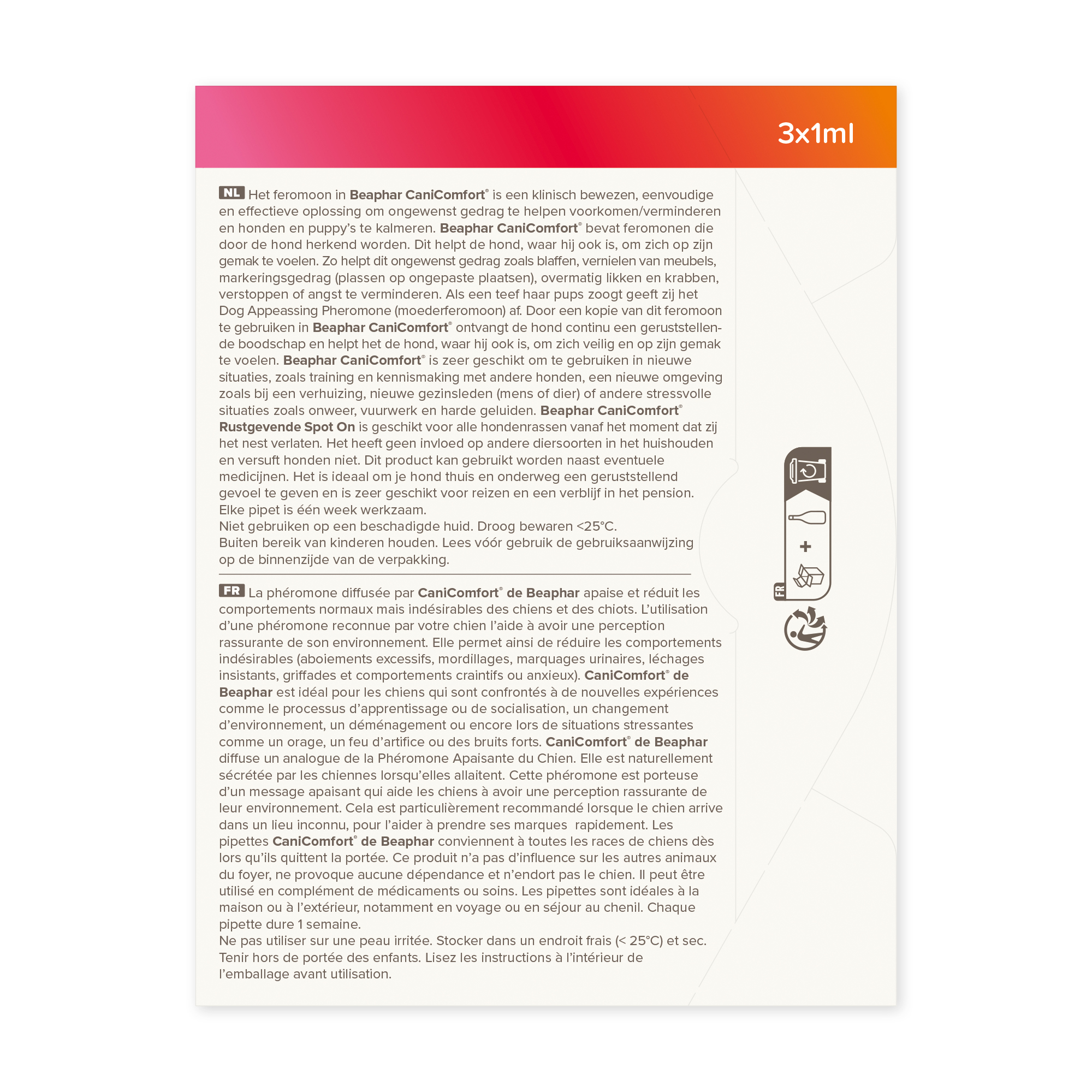 Beaphar CaniComfort®  Rustgevende Spot-On 3 pipetten