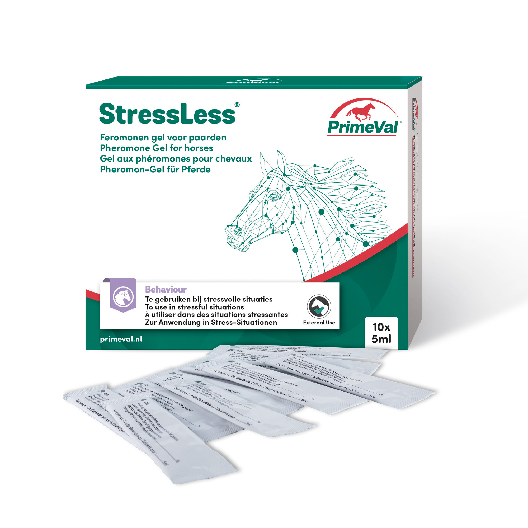 PrimeVal StressLess Feromonen Gel 10 x 5ml