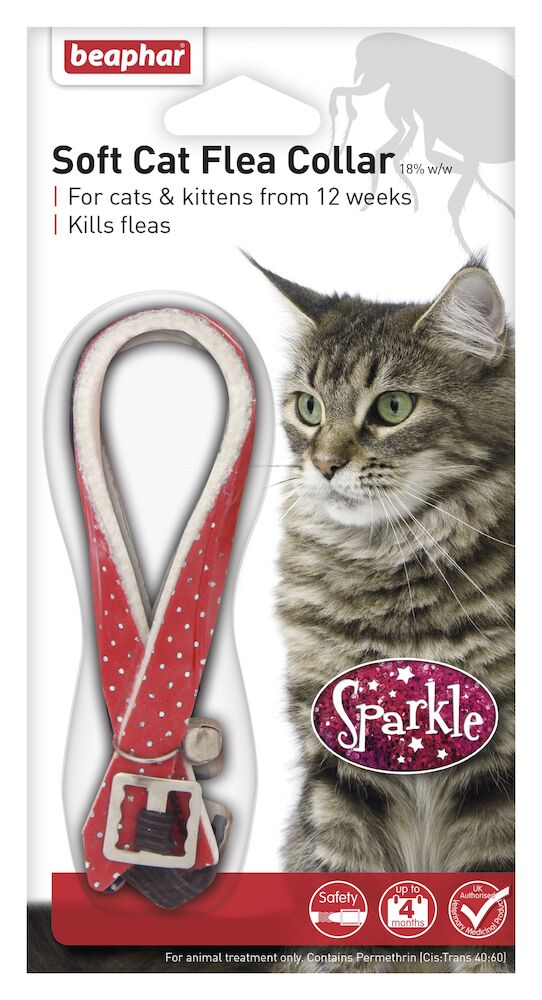 Beaphar Soft, Sparkle Flea Collar for Cats Beaphar
