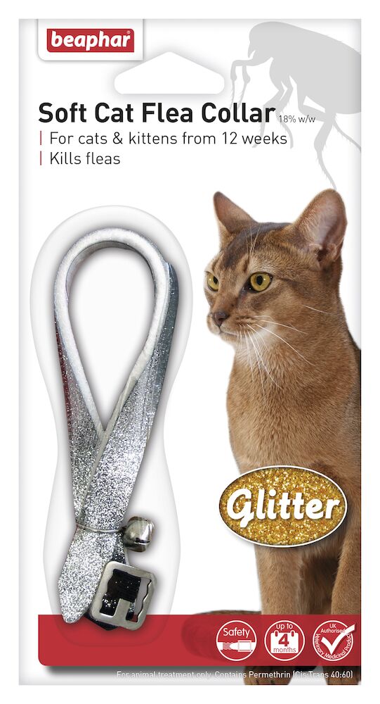 Beaphar Soft, Glitter Flea Collar for Cats Beaphar