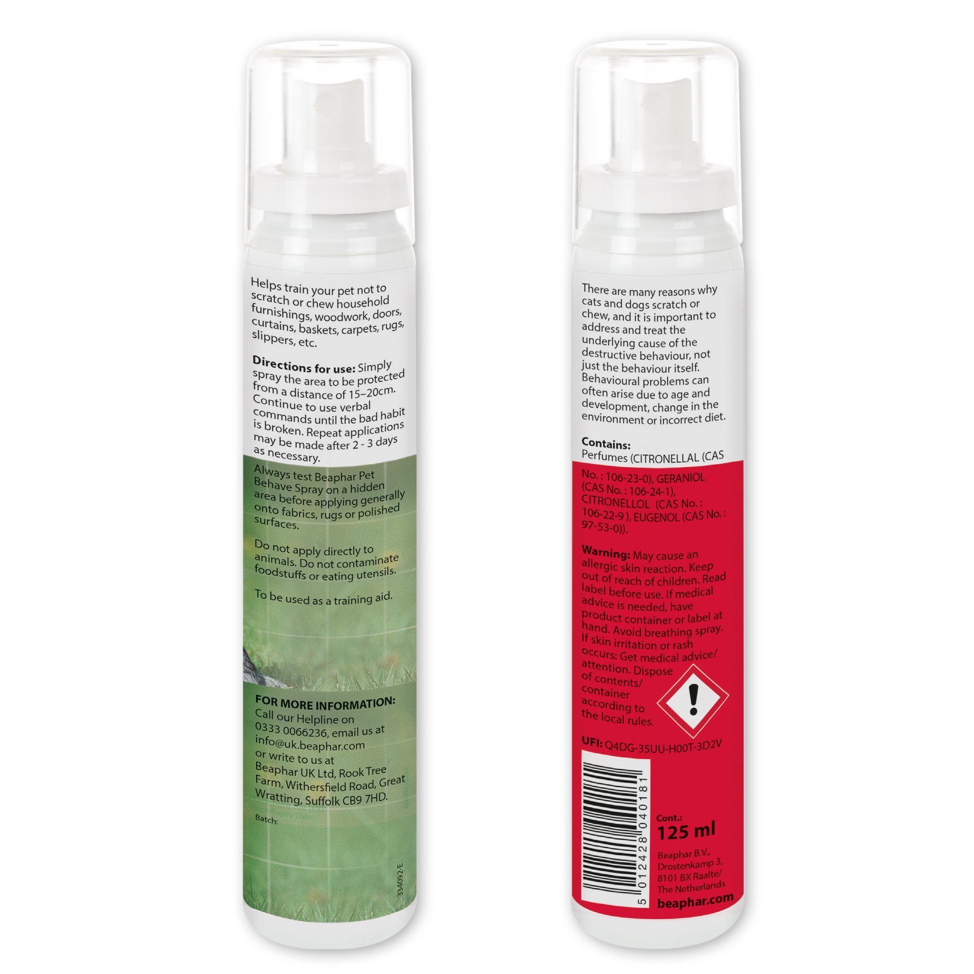 Beaphar Pet Behave Spray for Cats & Dogs – 125ml