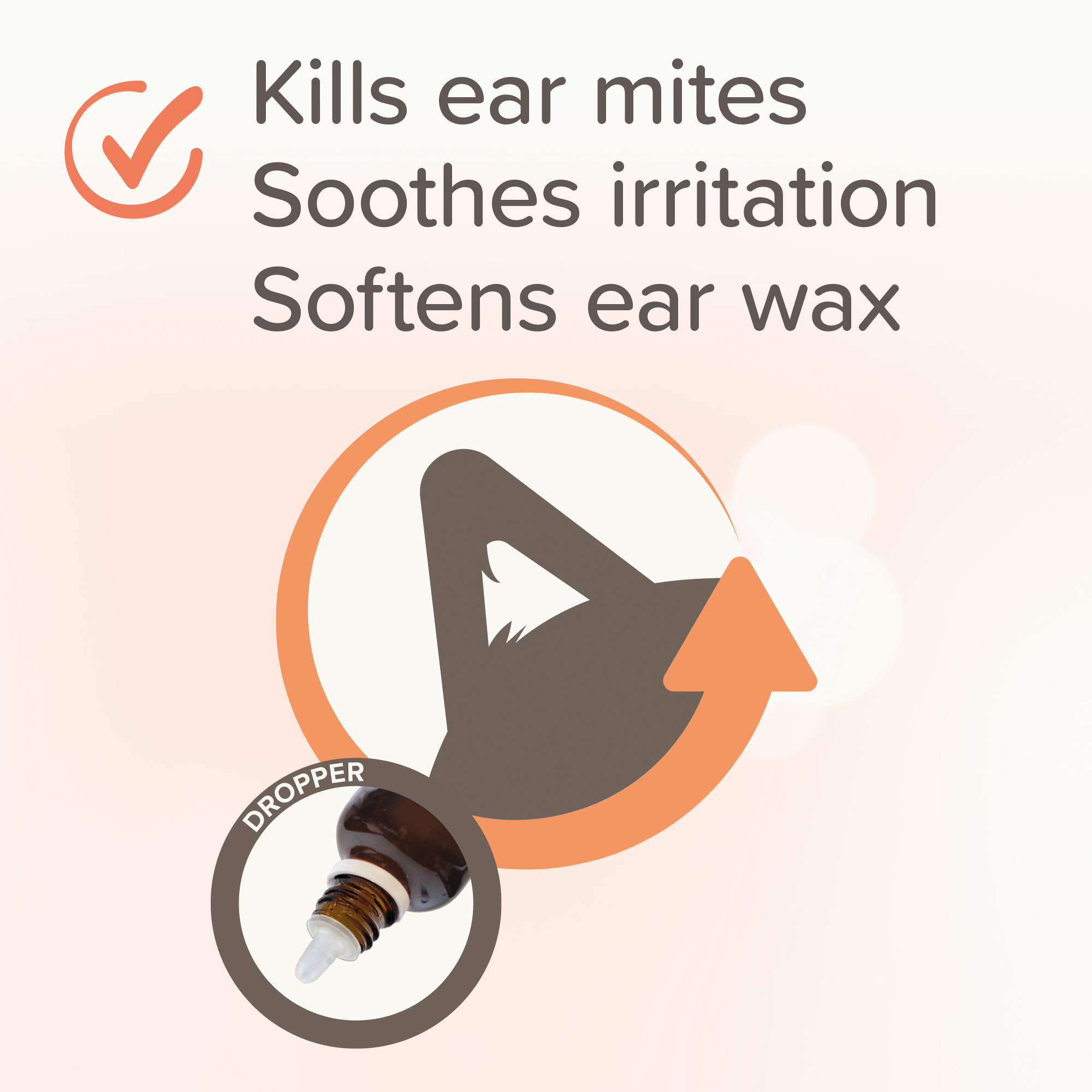 Beaphar Mite Treatment Ear Drops for Cats & Dogs 15ml Beaphar