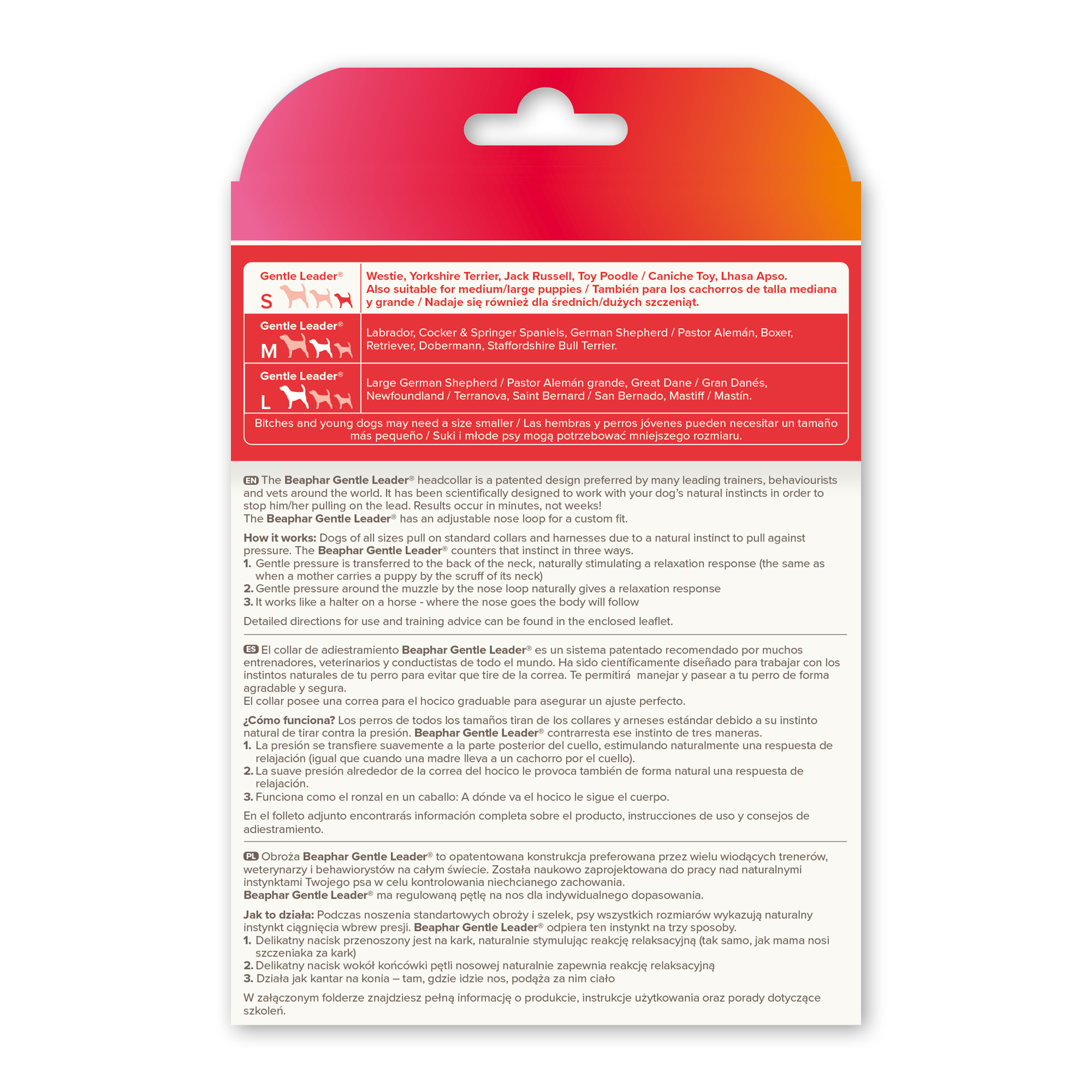 Beaphar Gentle Leader® Black Head Collar for Small Dogs