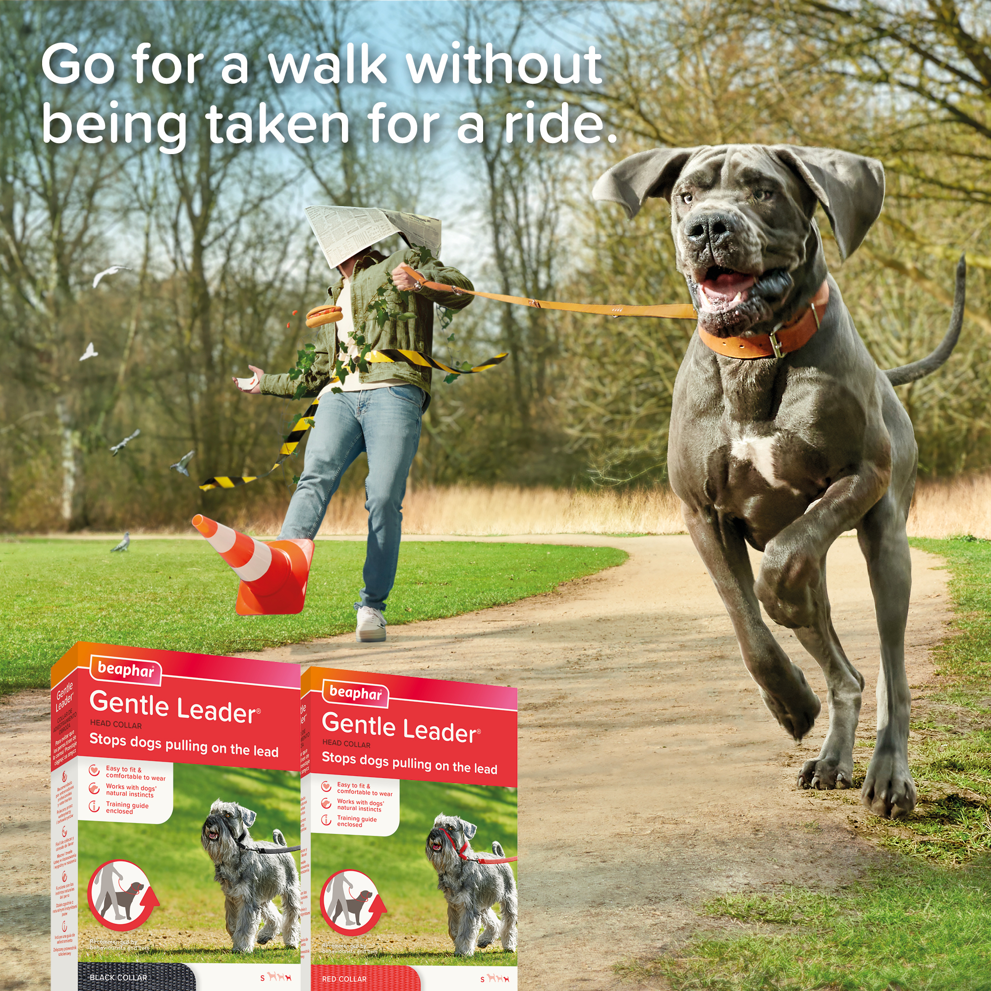 Beaphar Gentle Leader® Red Head Collar for Small Dogs