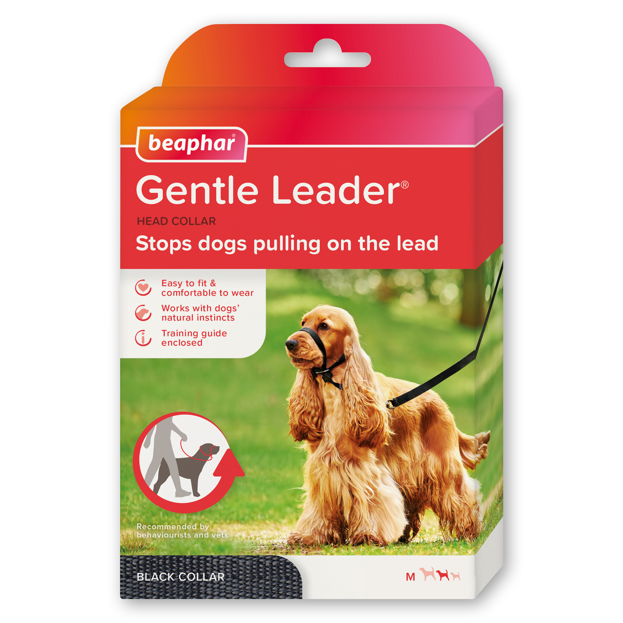 Beaphar Gentle Leader® Black Head Collar for Medium Dogs