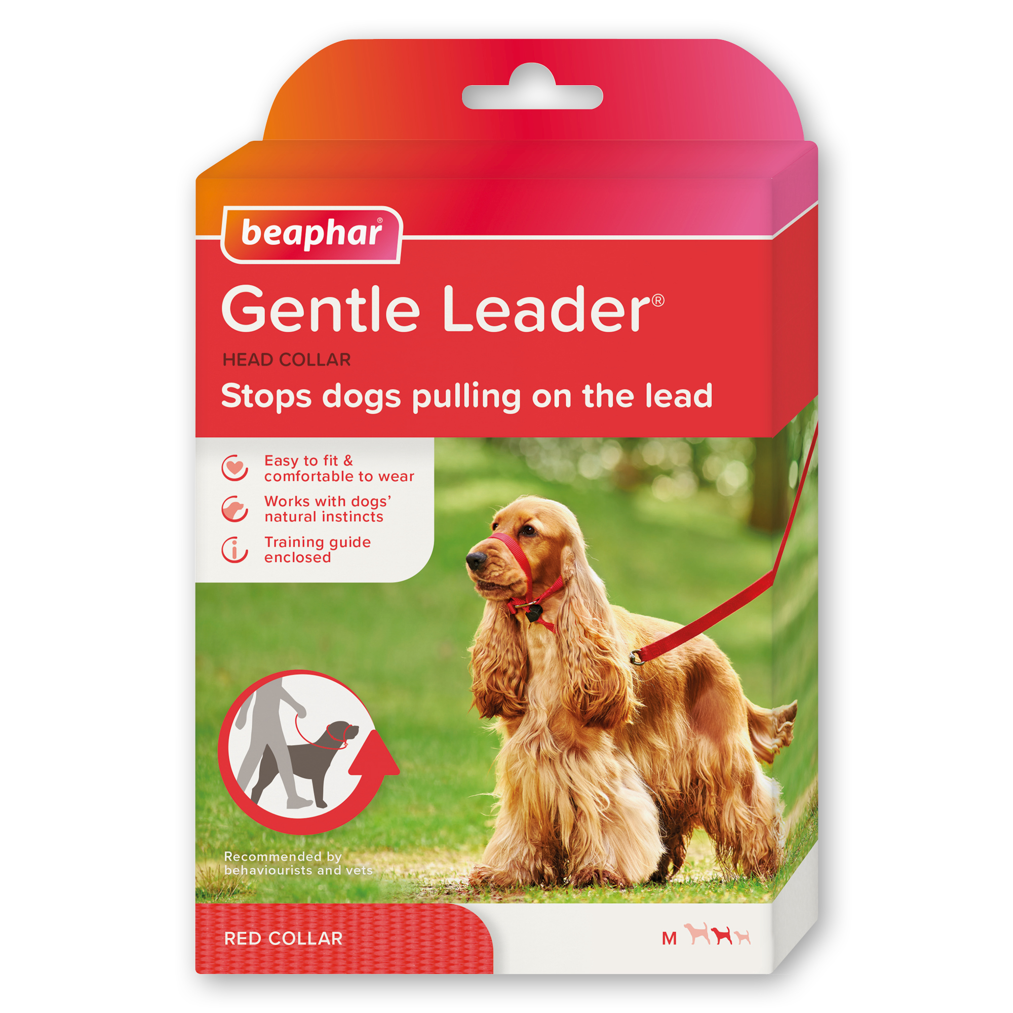 Beaphar Gentle Leader® Red Head Collar for Medium Dogs