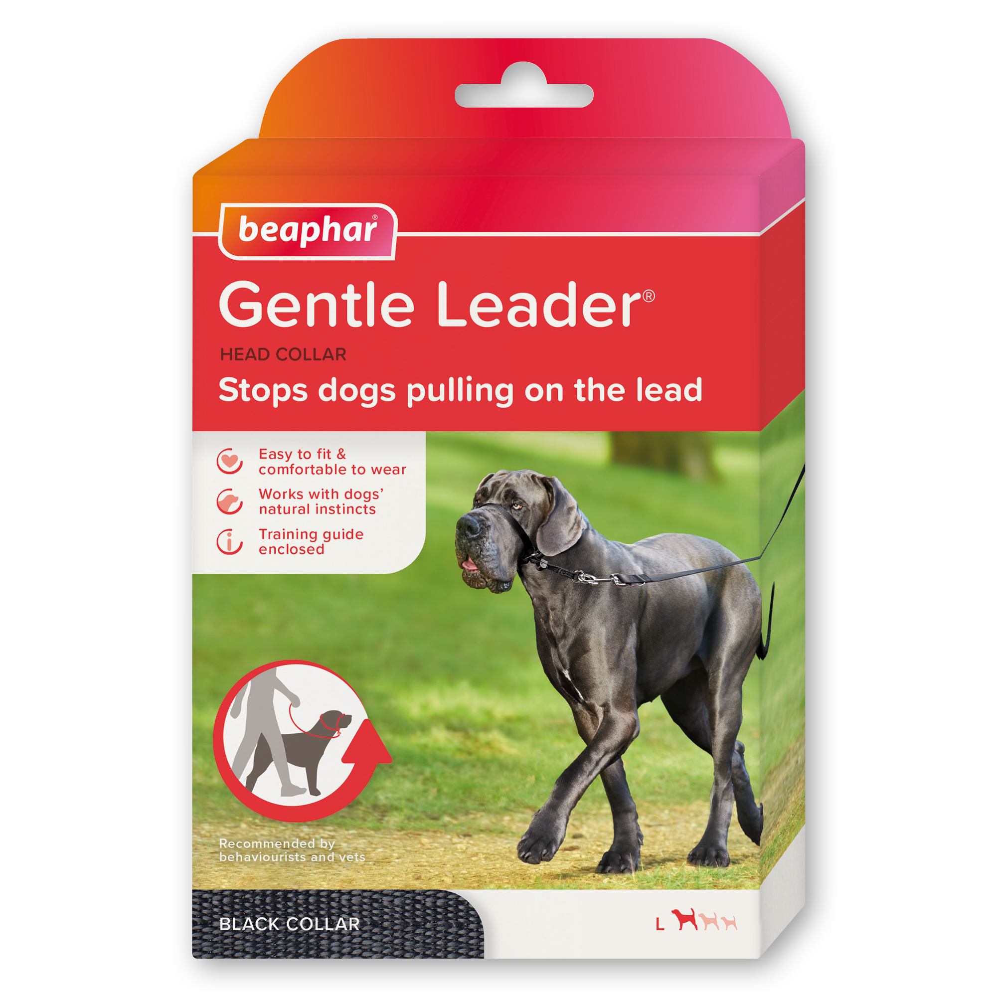 Beaphar Gentle Leader® Black Head Collar for Large Dogs