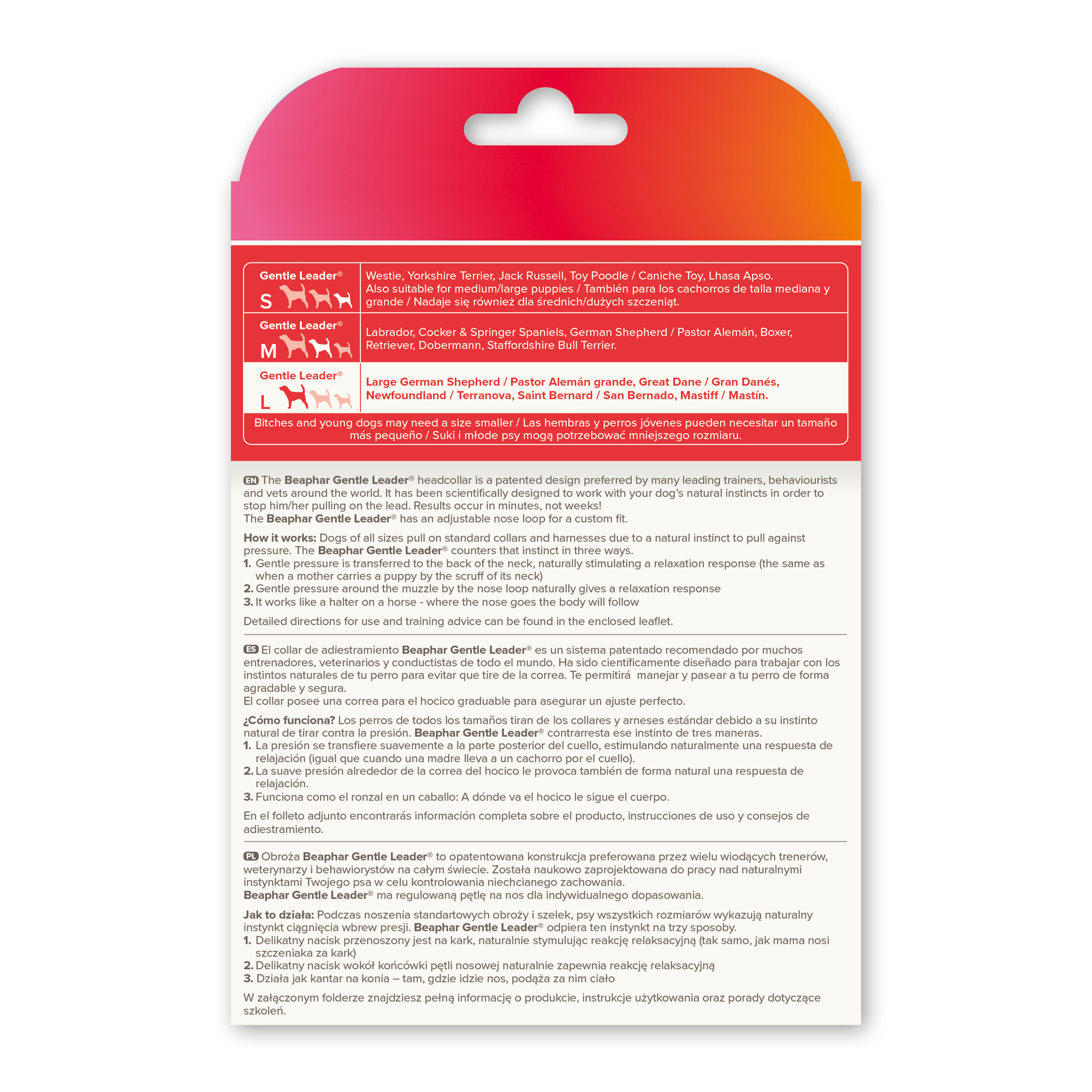 Beaphar Gentle Leader® Black Head Collar for Large Dogs