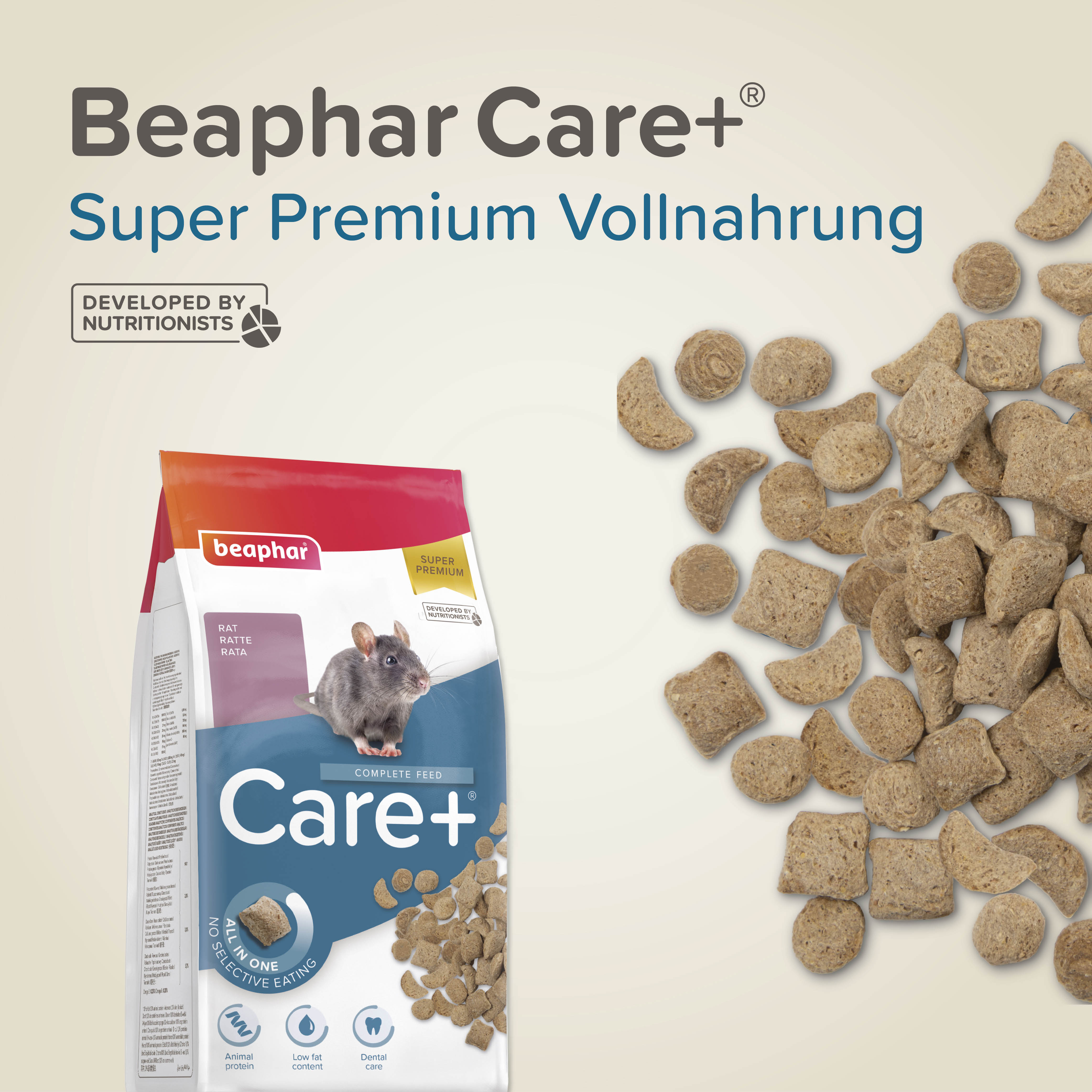 Beaphar Care+ Ratte, 750g