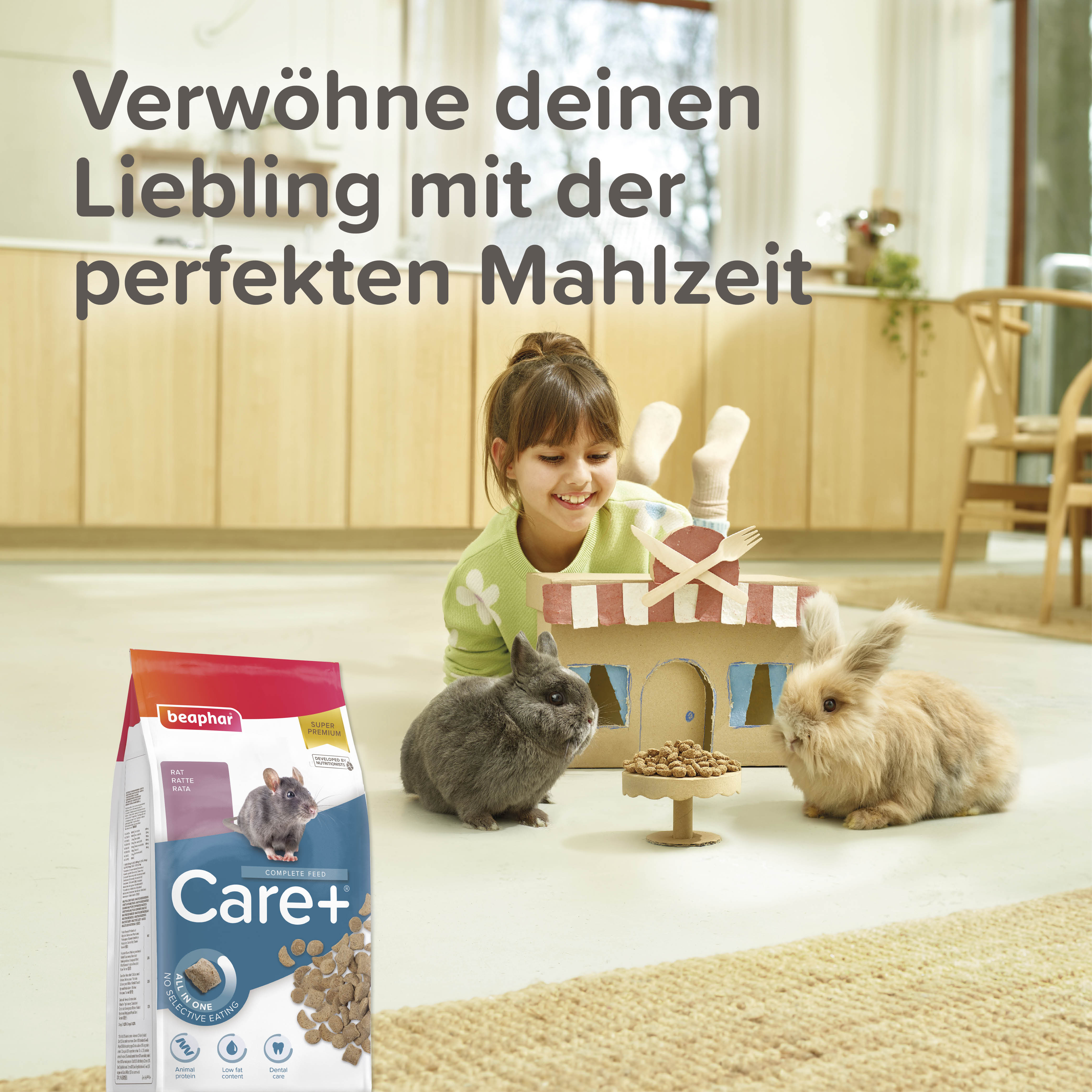 Beaphar Care+ Ratte, 750g