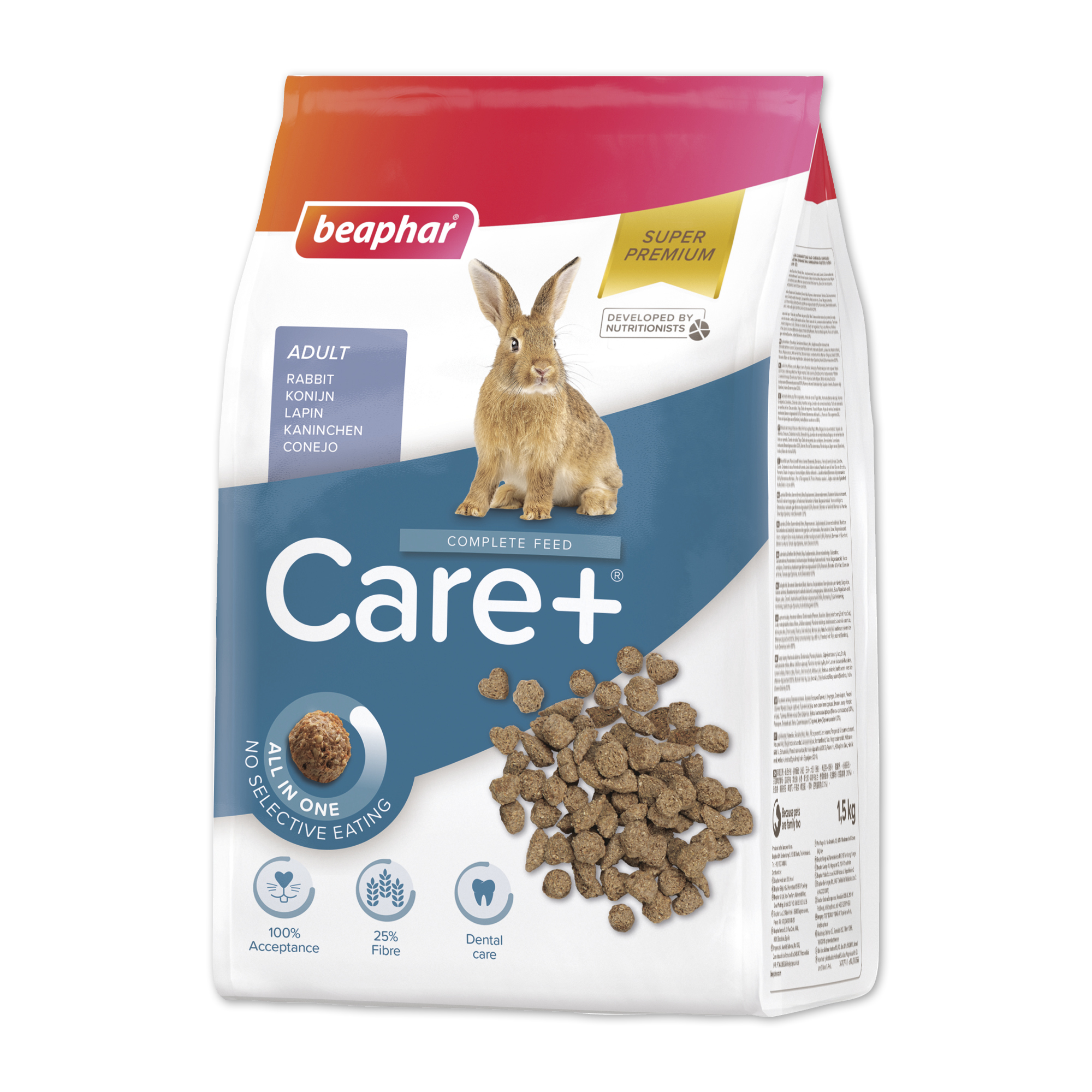 Beaphar CARE+® Rabbit Food, 1.5kg