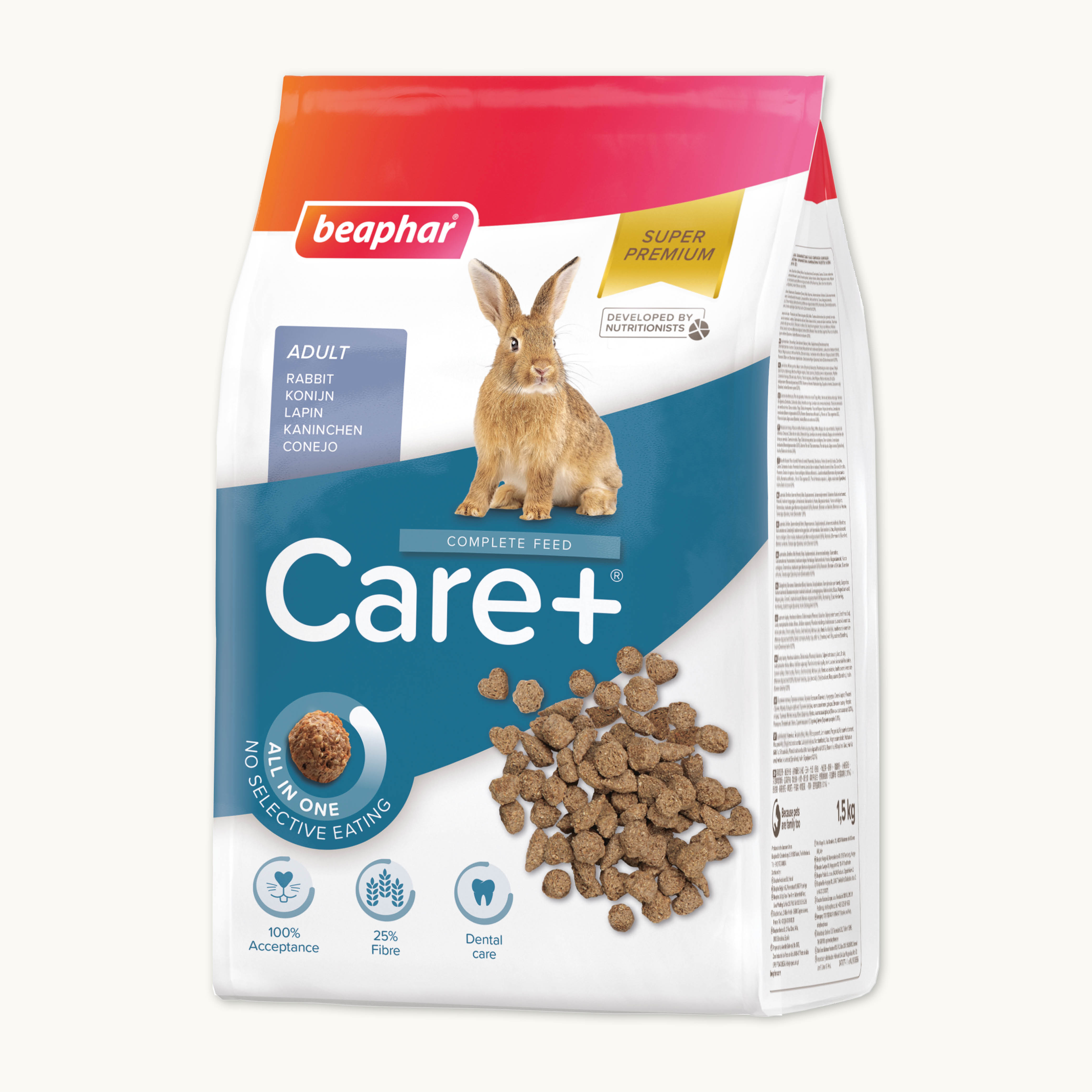CARE+ RABBIT  1,5KG - karma dla królików