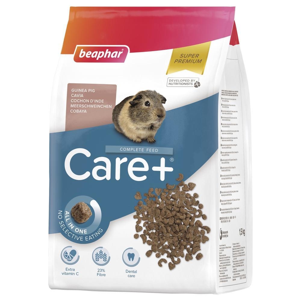 Care +, Alimentation extrudée super premium, Cochon d’Inde