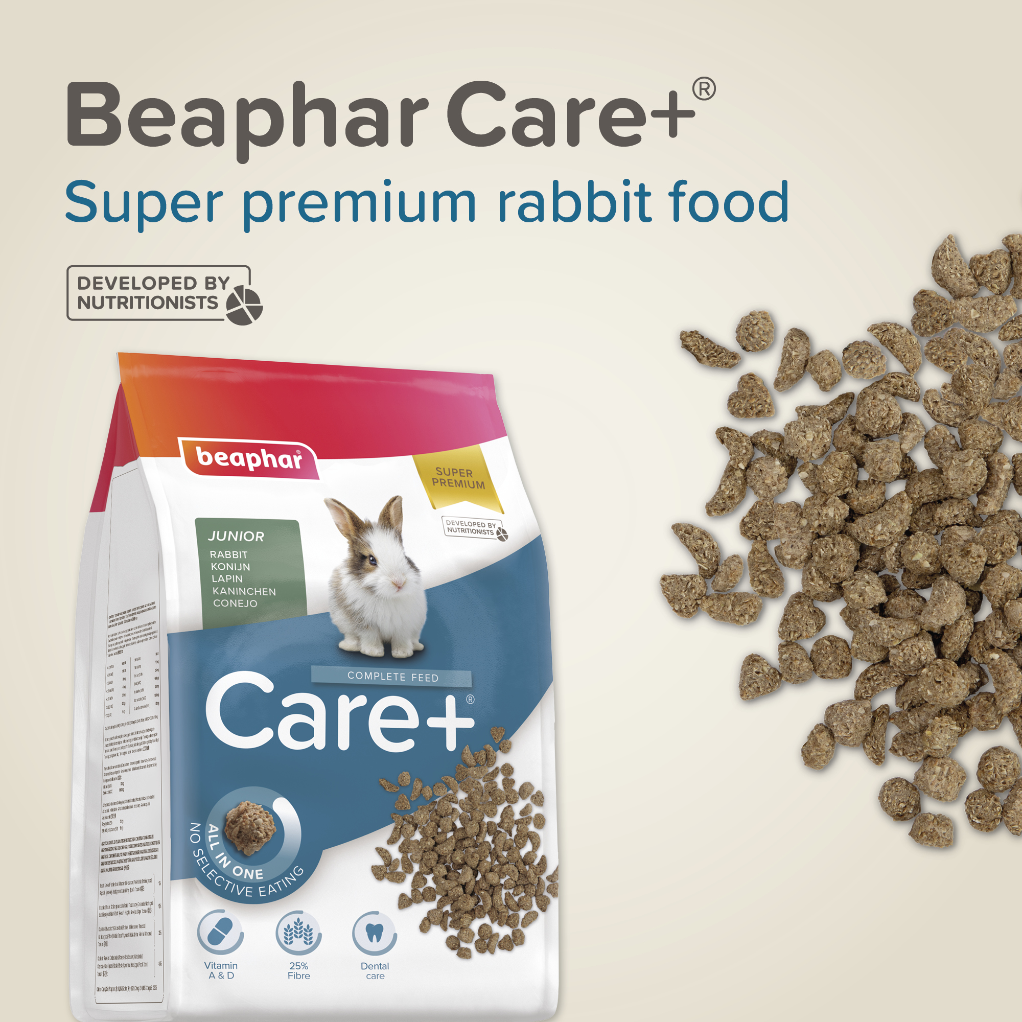 Beaphar CARE+® Food for Junior Rabbits