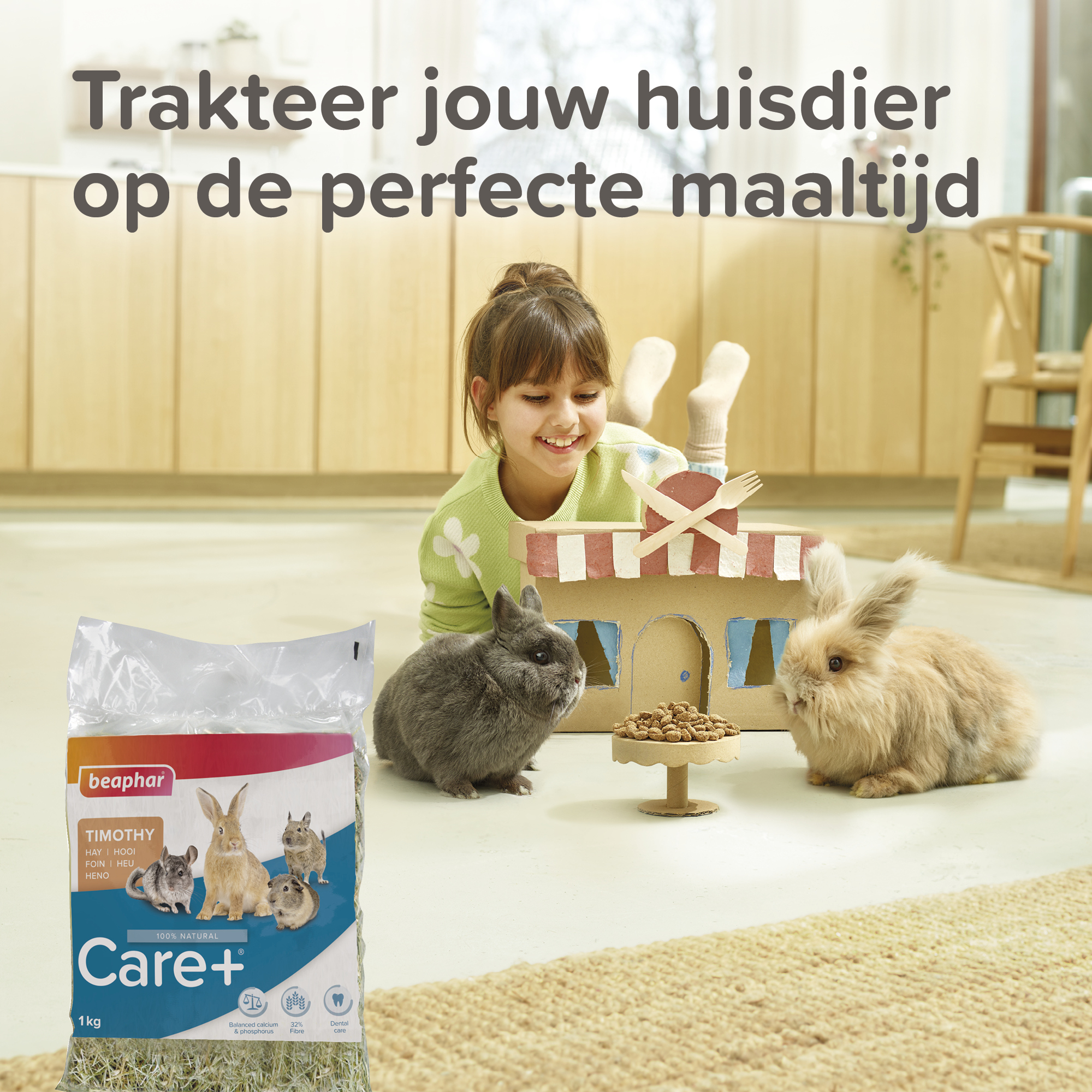 Beaphar Care+ Timothy hooi 1kg