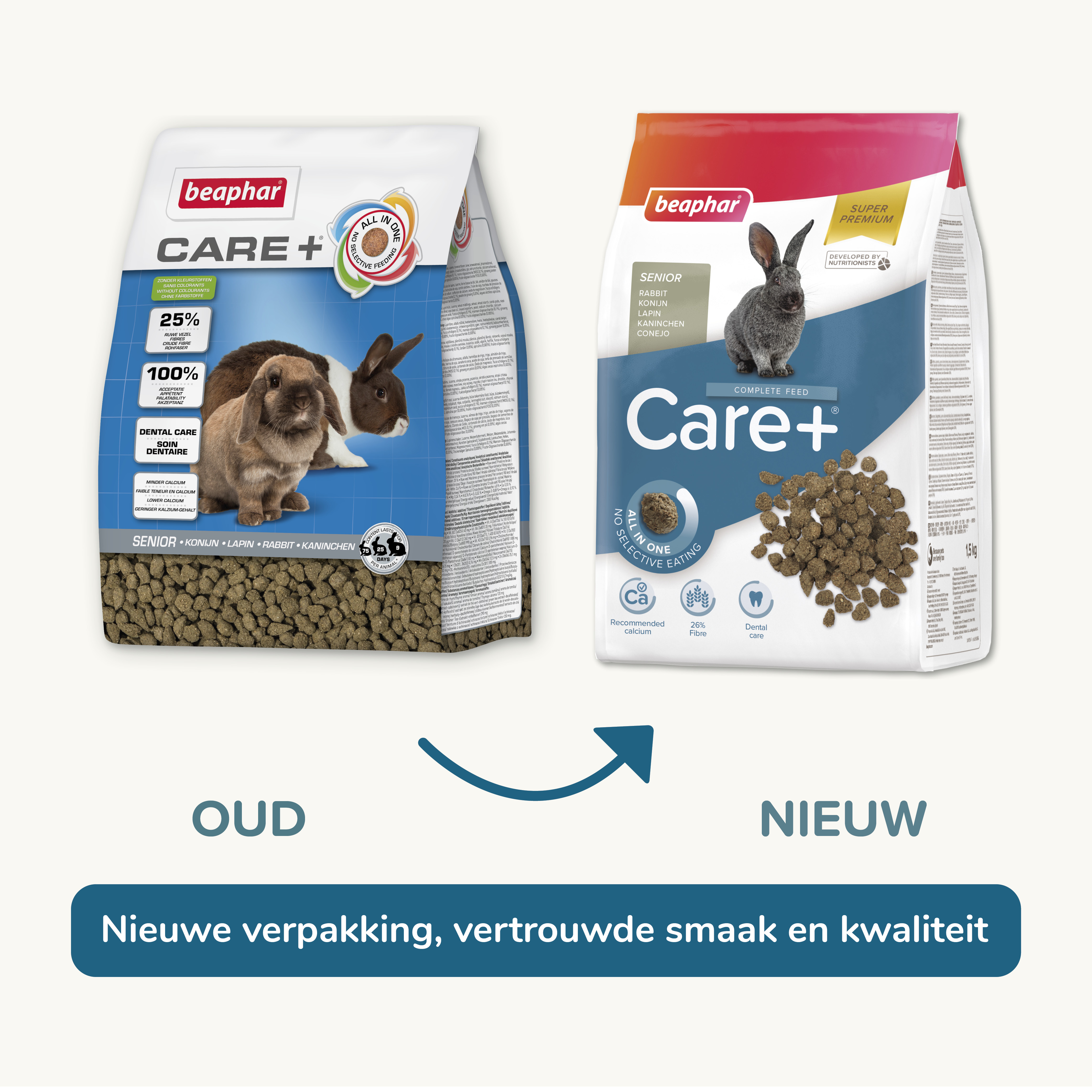 Beaphar Care+ Konijn Senior 1,5kg