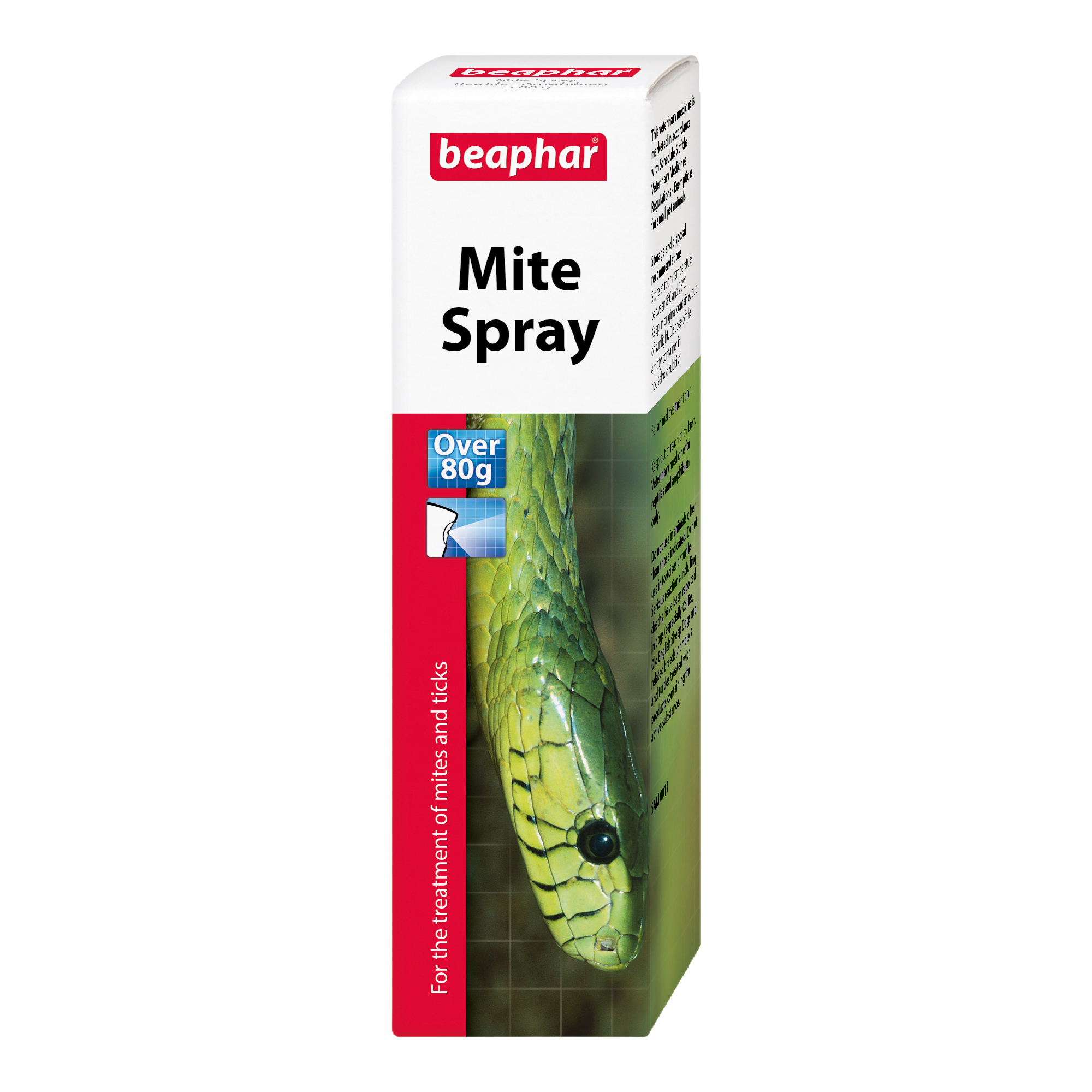 Beaphar Mite Spray for Reptiles, 50ml