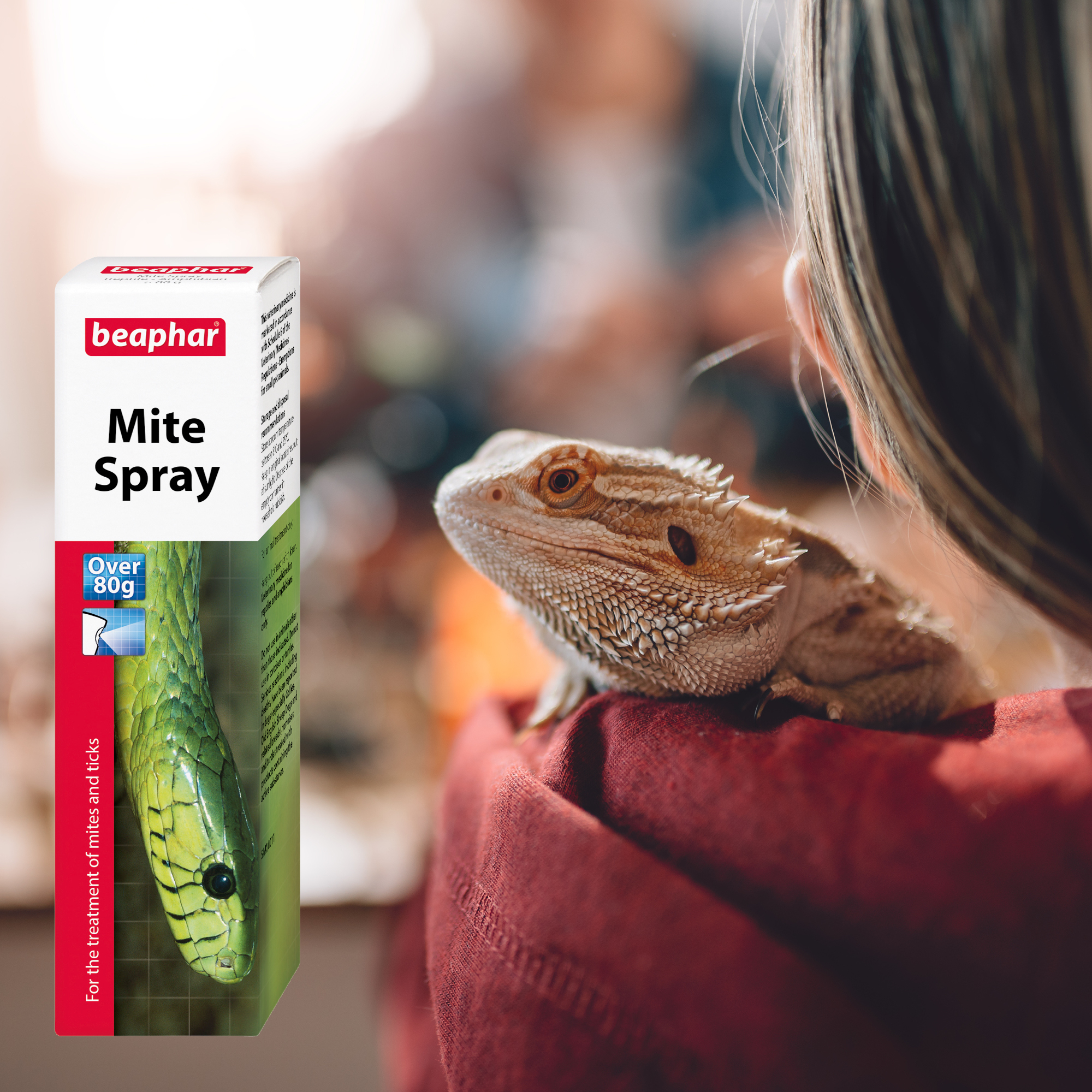 Beaphar Mite Spray for Reptiles, 50ml
