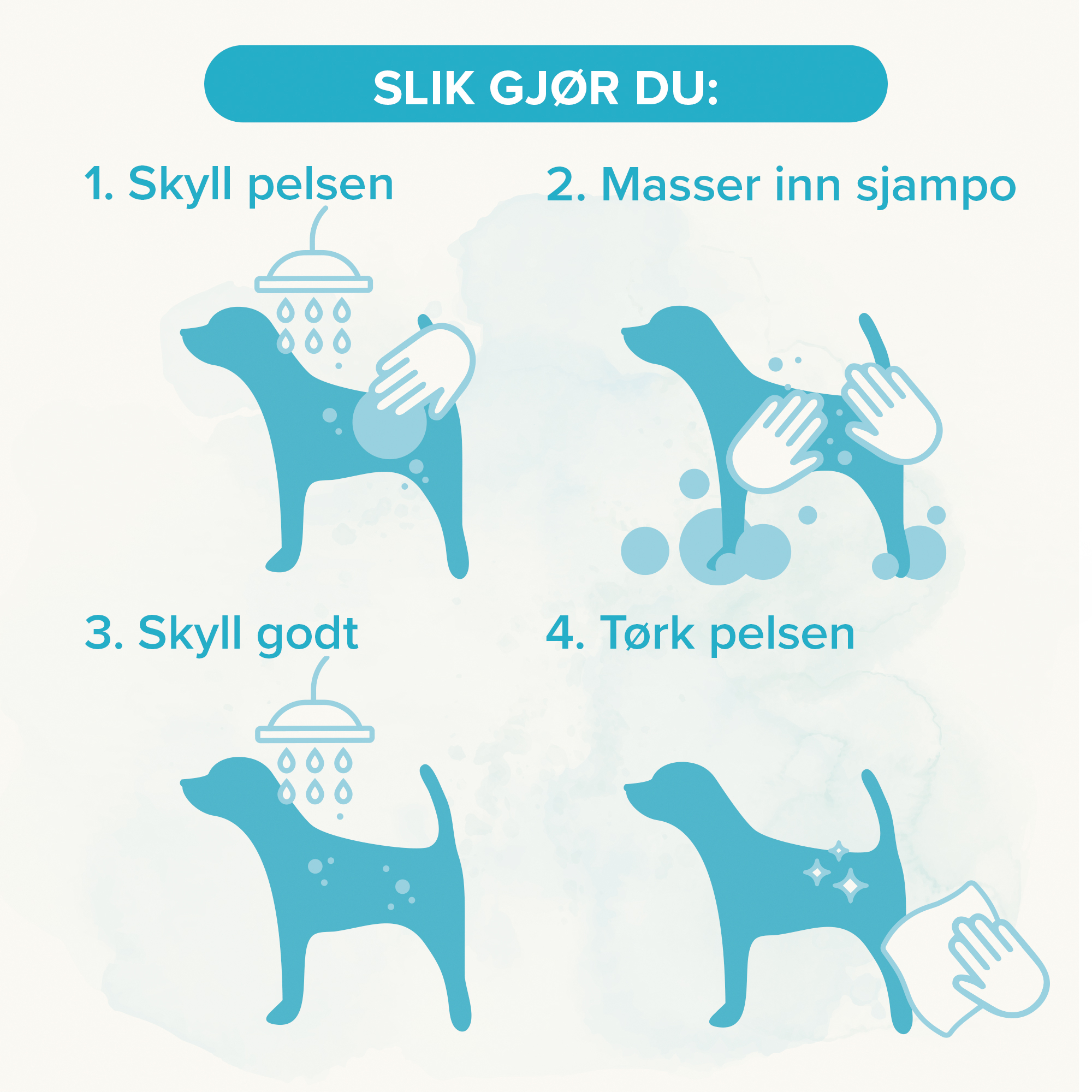 Beaphar Sjampo Hvit pels 1L