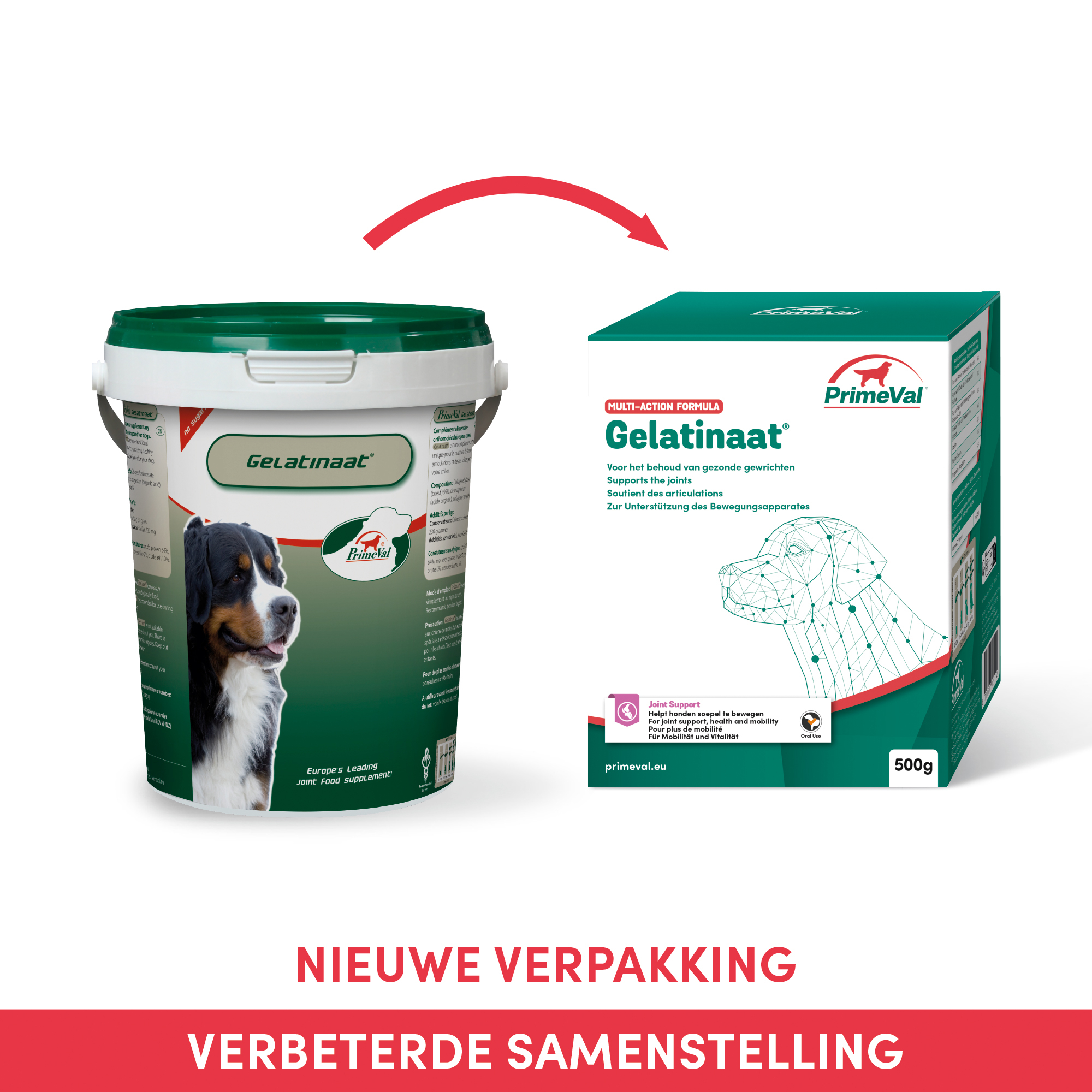 PrimeVal Gelatinaat® hond 500 g