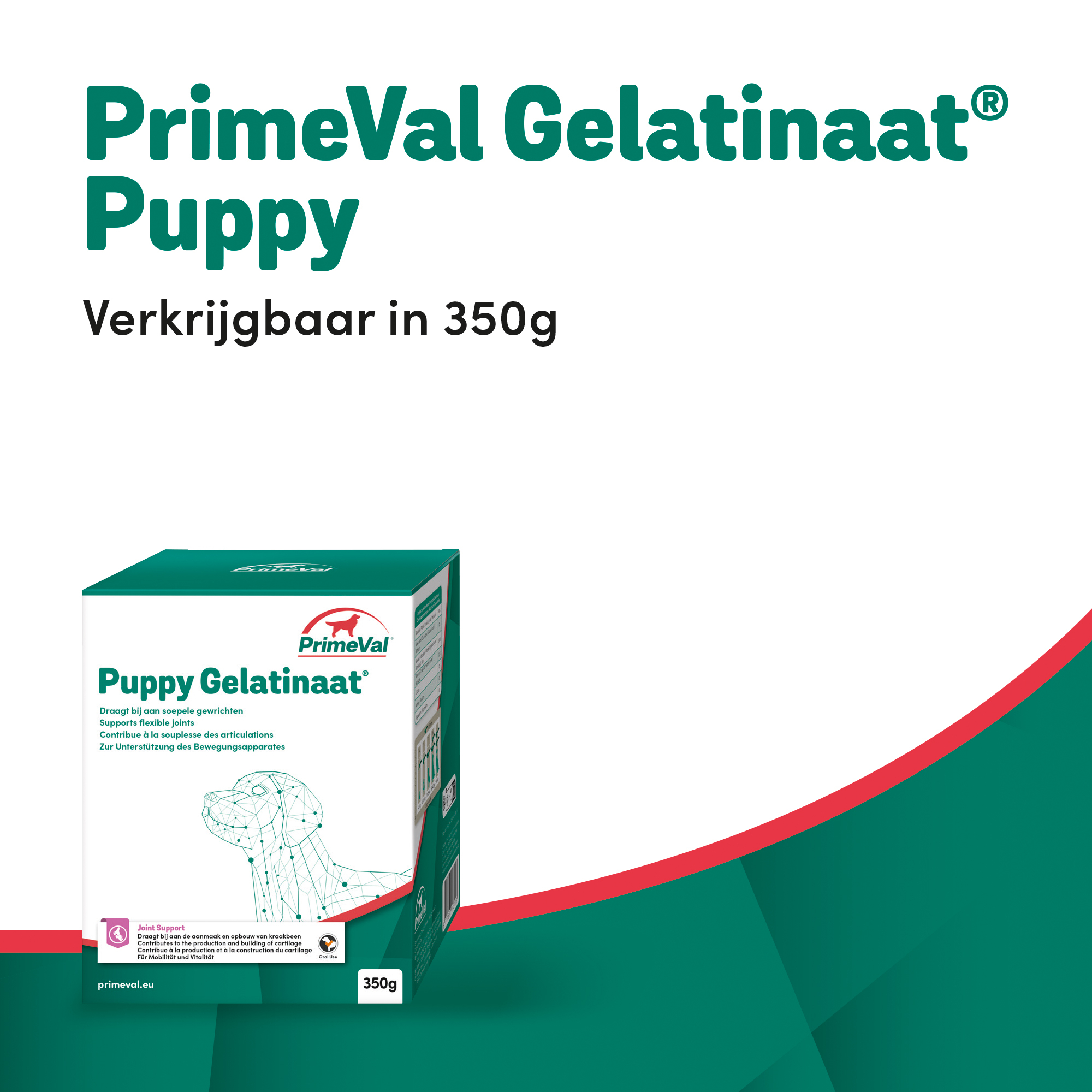 PrimeVal Gelatinaat® Puppy 350 g