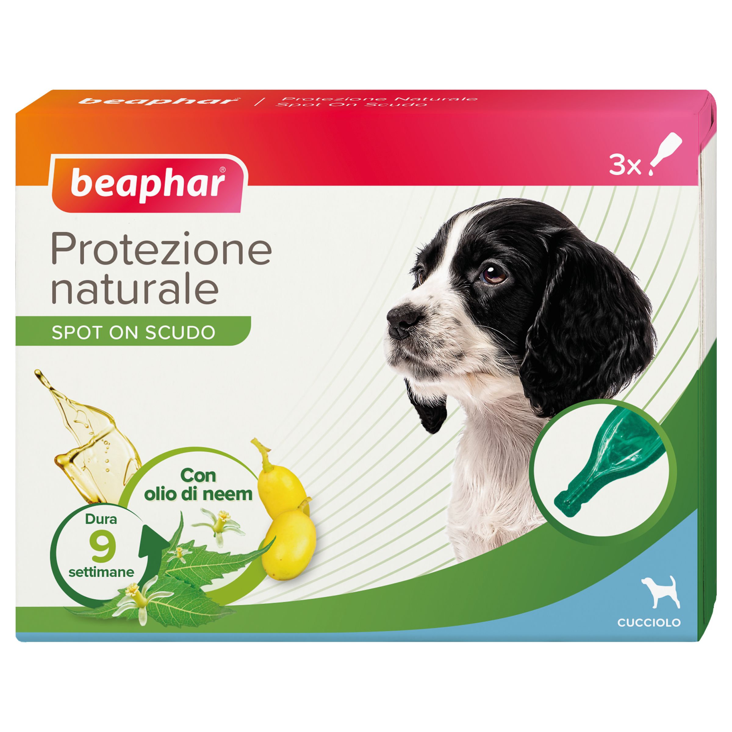 Protezione Naturale Spot on Cucciolo 3 pip.
