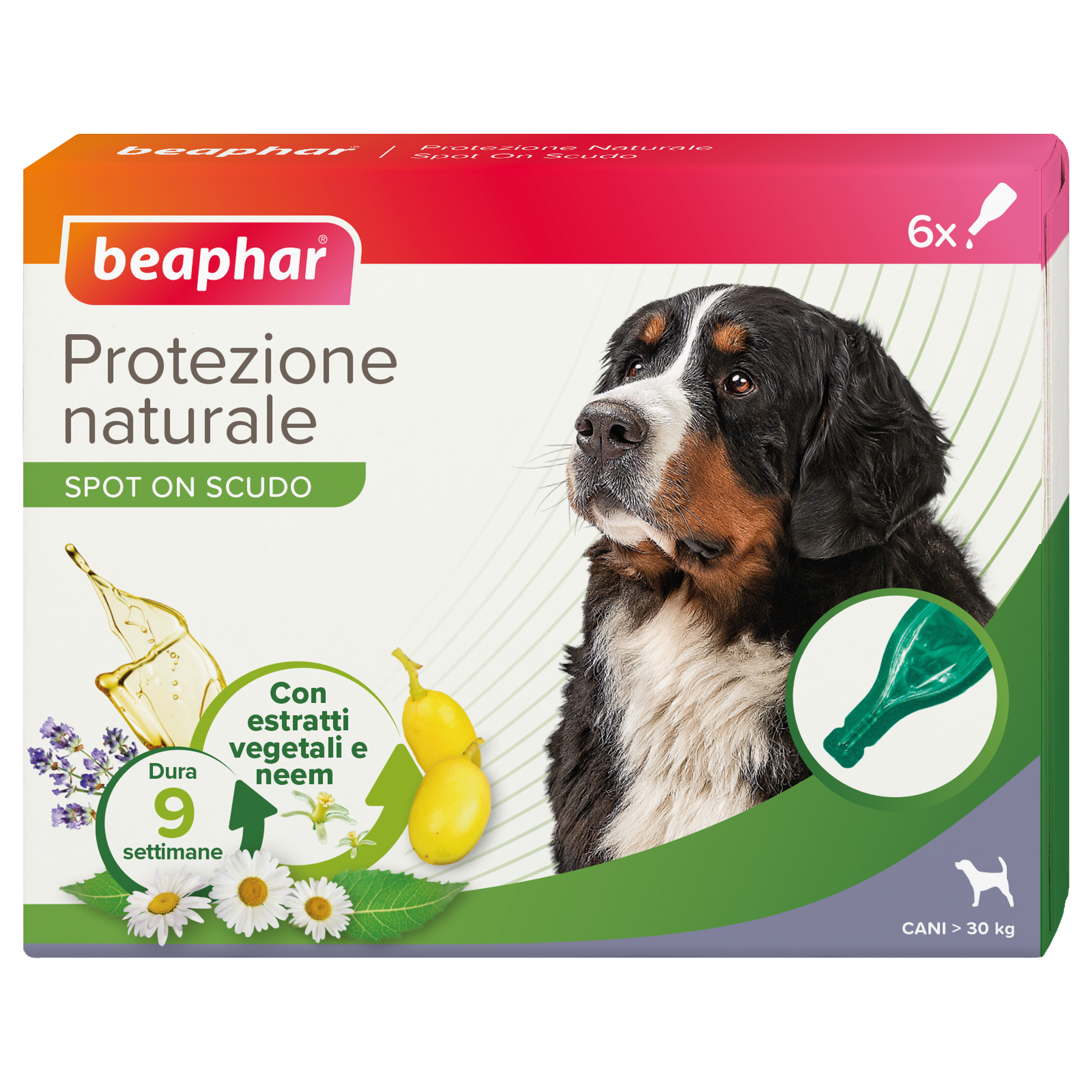 Protezione Naturale Spot on Cane Grande 3 pip.