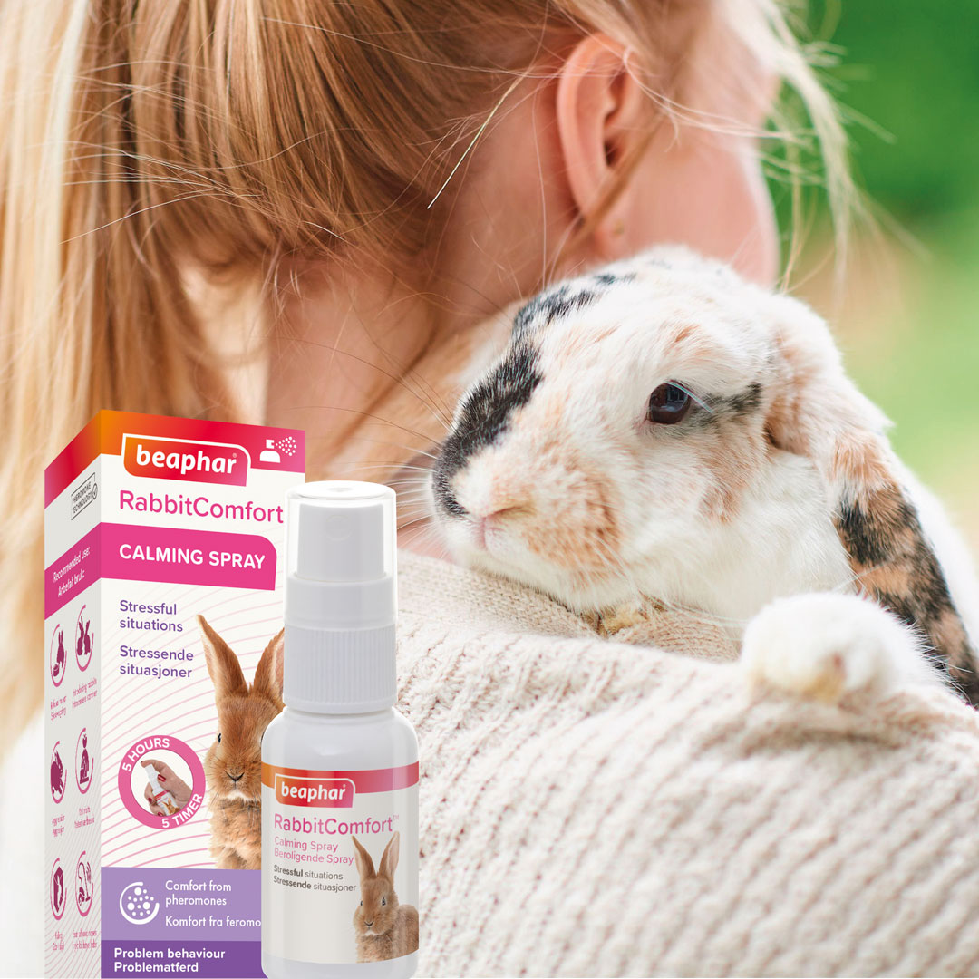 RabbitComfort® nyugtató hatású feromonos spray nyulaknak